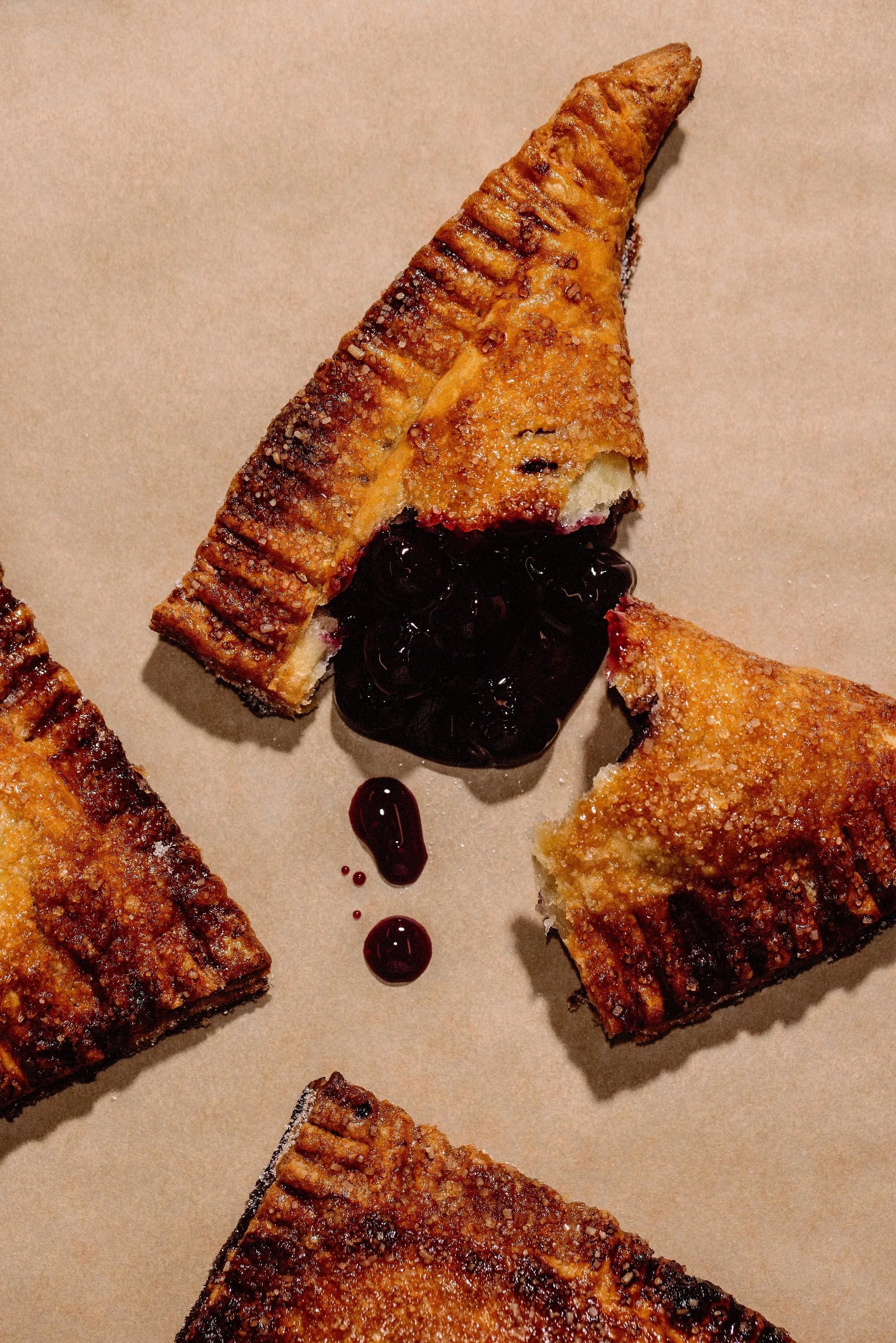 Irish Blueberries in a 100% Irish Wheat and Butter Pocket Pie