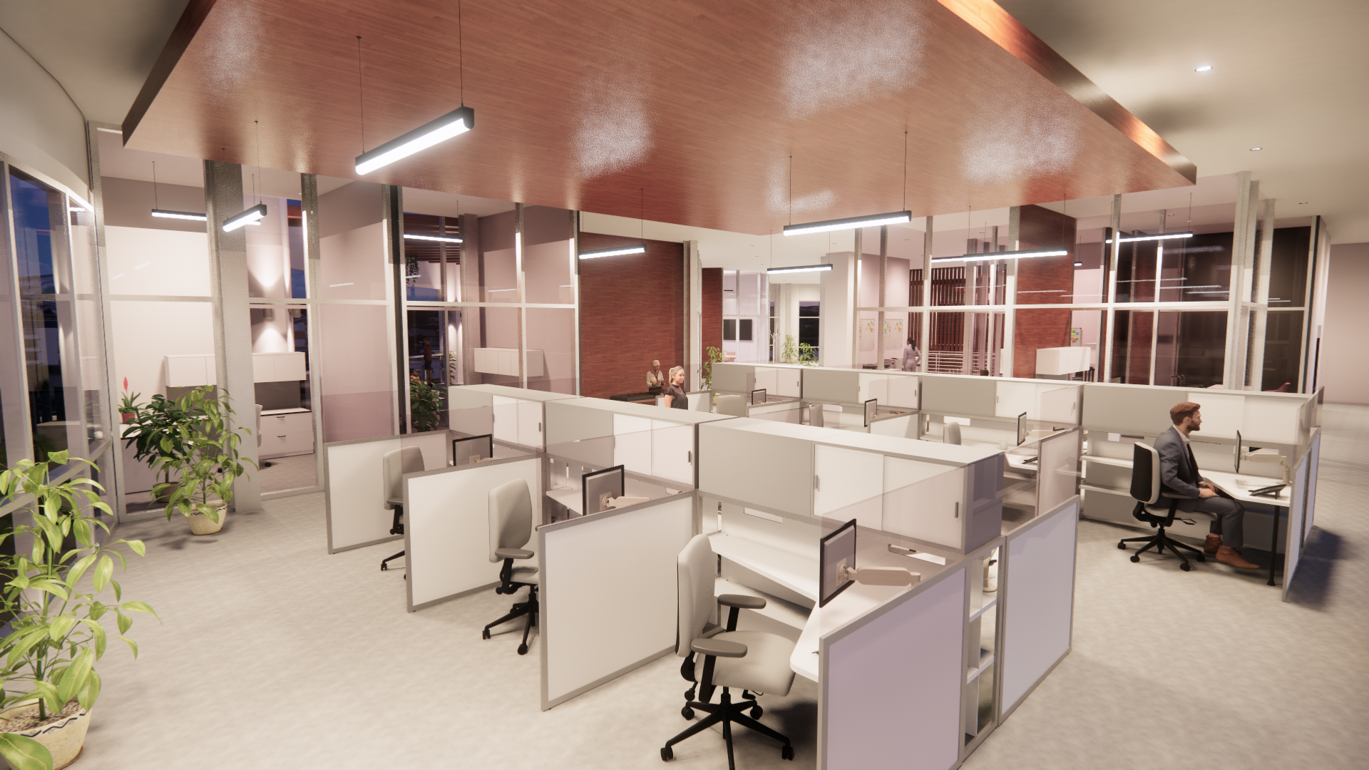Open Office/Individual Seating- Evening