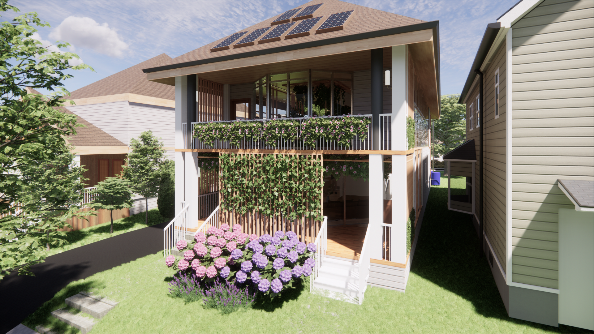 Capstone 2022- Re-imagining Low Income Housing using Biophilic design