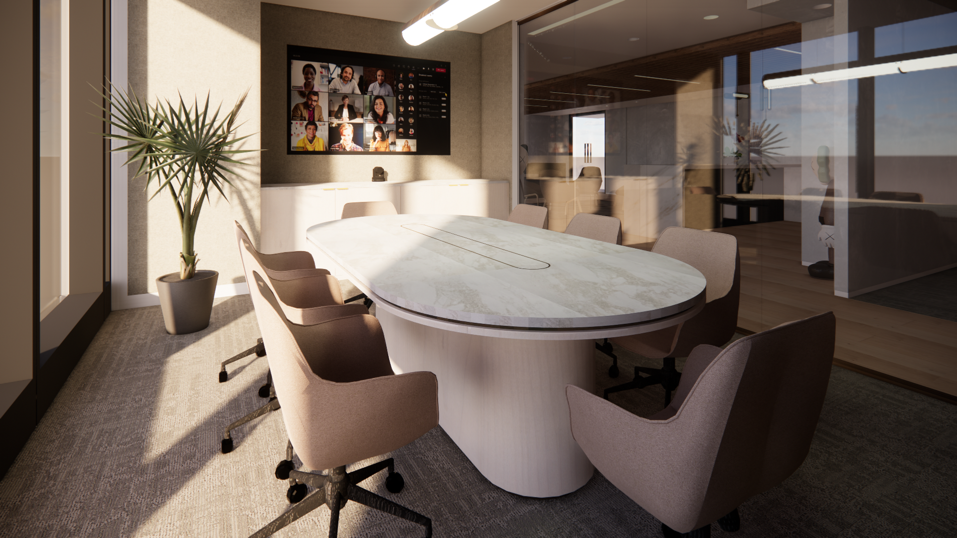 All renderings were completed by me via Enscape 3D