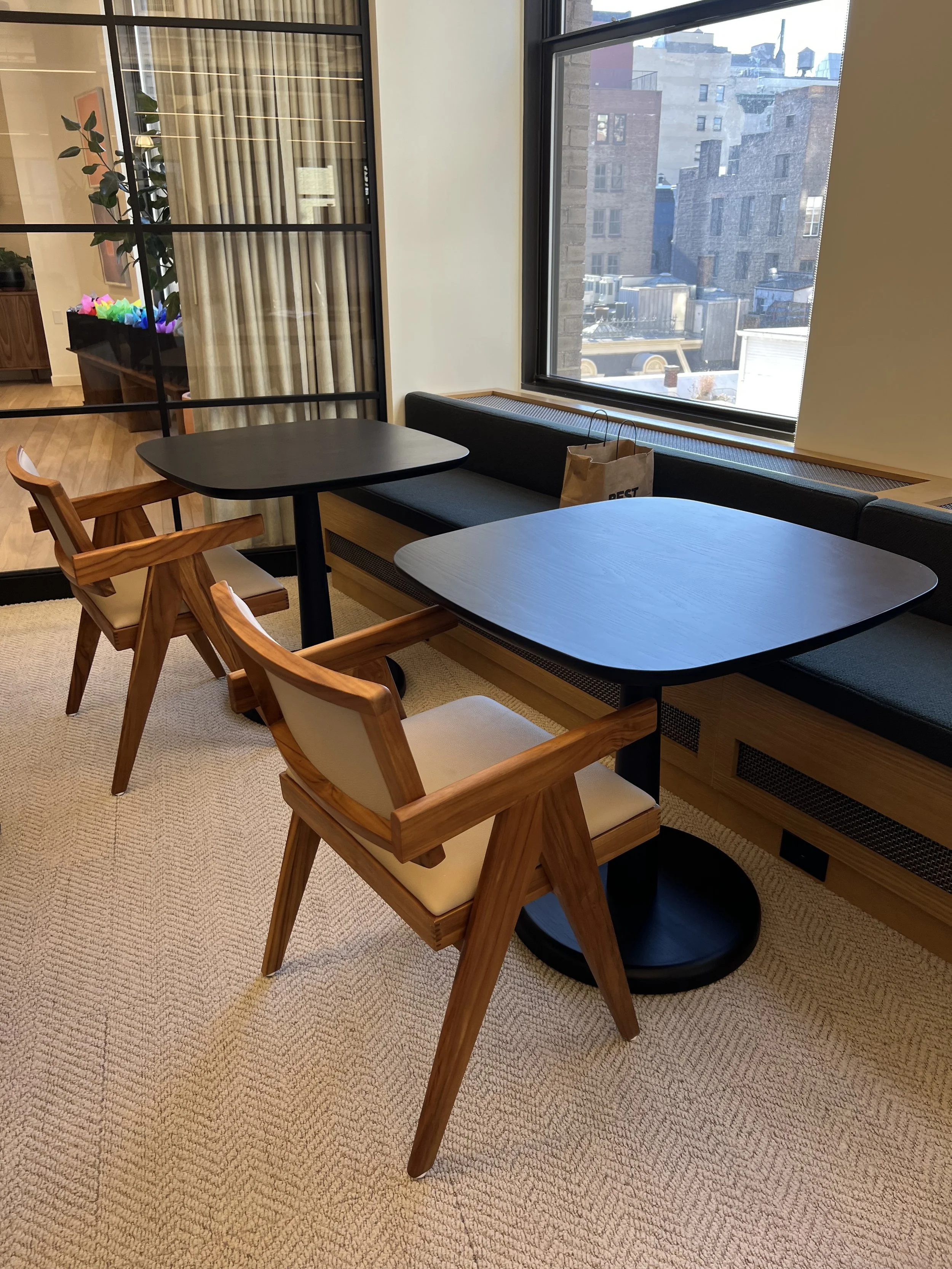 Examples of complete millwork with furniture