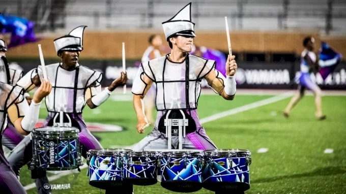 tenor drummer plays