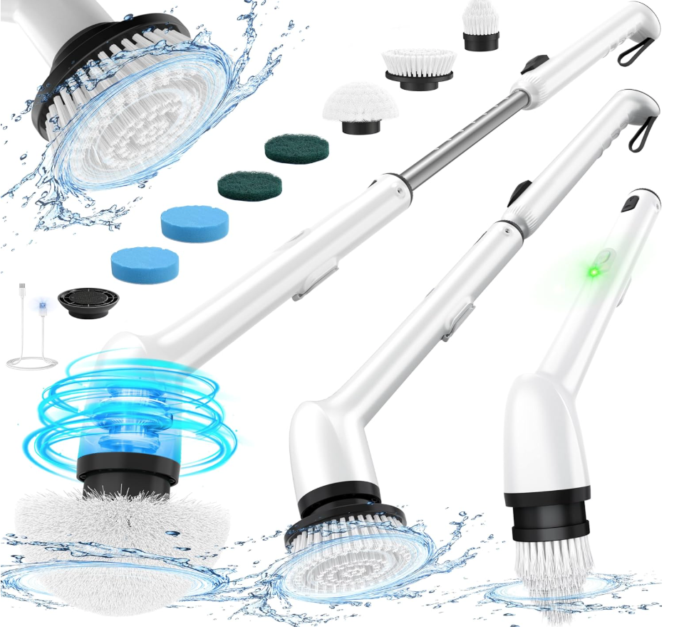 photograph of a bathtub scrubber
