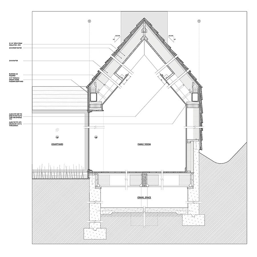 We engage with you in detail conversations about your home. A significant portion of the work is done behind the scenes to prepare the design for construction and pricing.