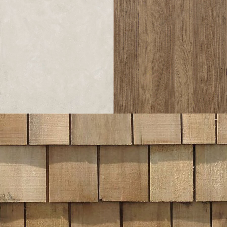 We discuss materials, colors and textures to round out the sensory aspect of this phase and queue up the more tactile phase of developing the design.
