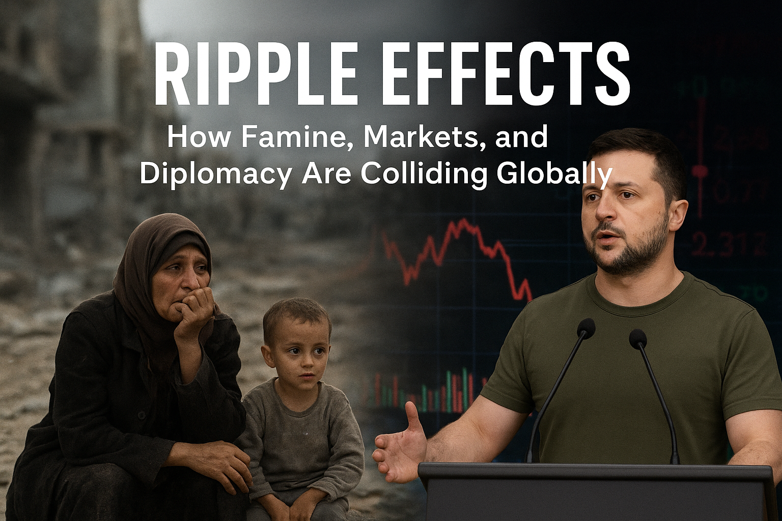 Ripple Effects: Global Markets, Famine, and Diplomatic Stalemates Shake the World