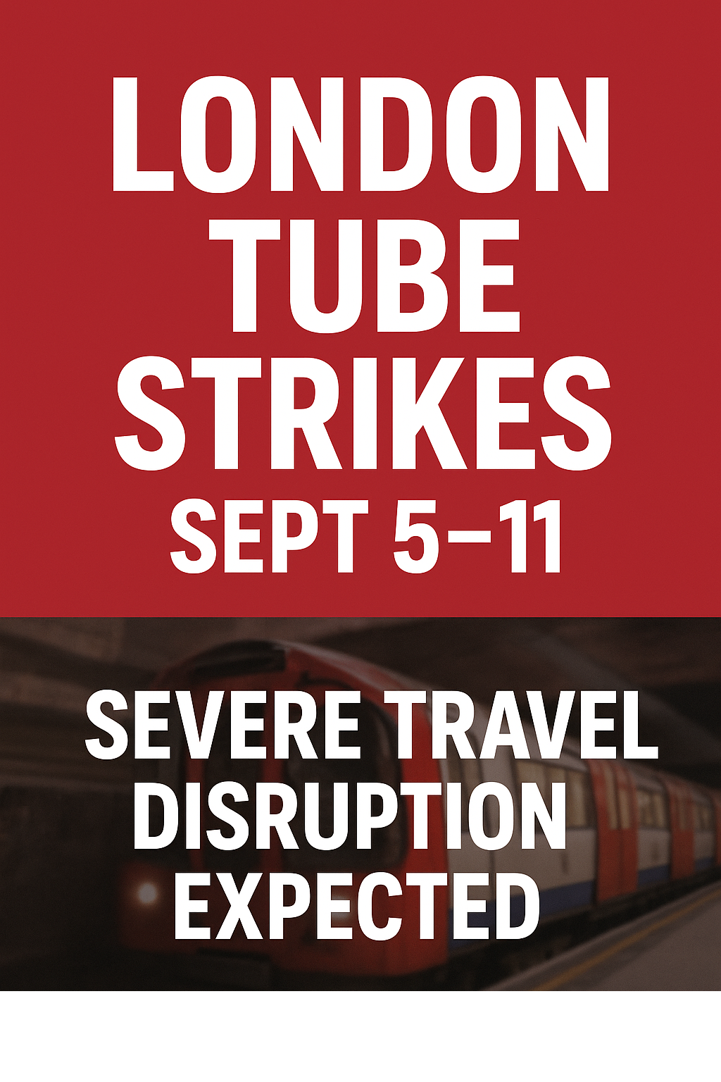 London Braces for Week-Long Tube Strikes, Millions Face Travel Disruption