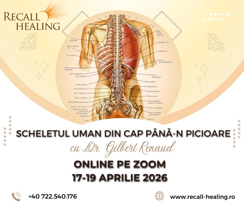 The Body from Head to Toe “Orthopedics” in  Recall Healing “Online” with Romania 