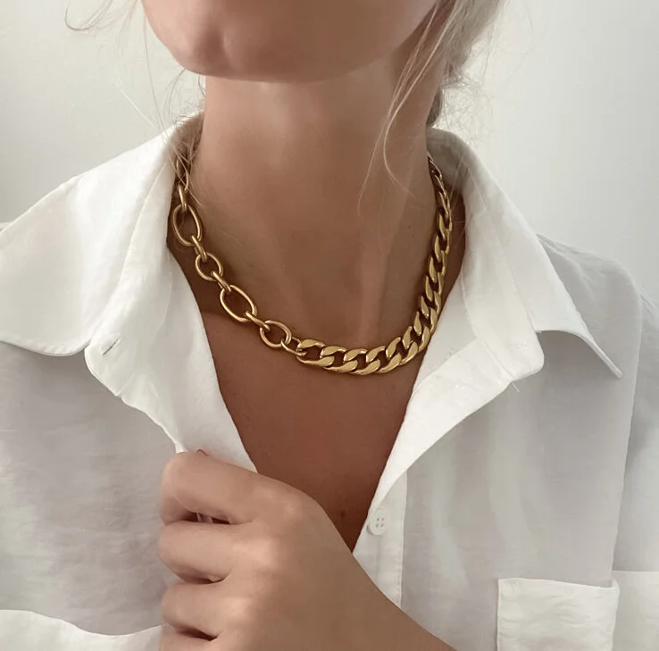 Heavy Mix Chain Necklace