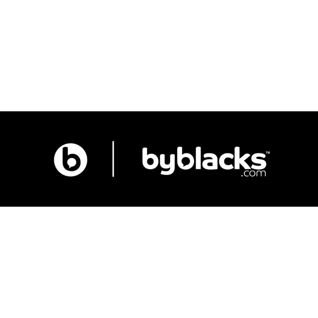 Black background with the By Blacks logo on the left and the text 'byblacks.com' on the right in white.
