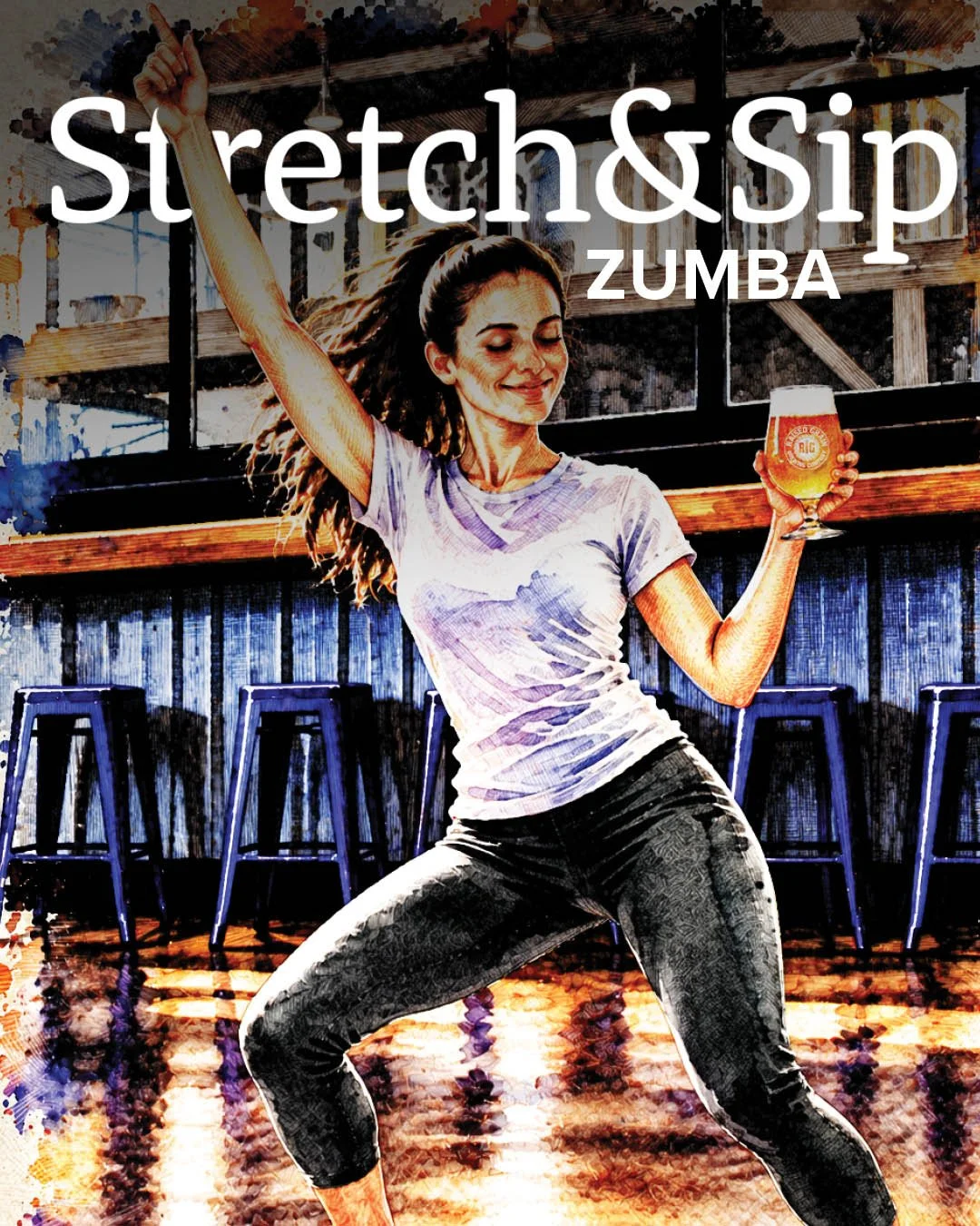 Stretch &amp; Sip zumba