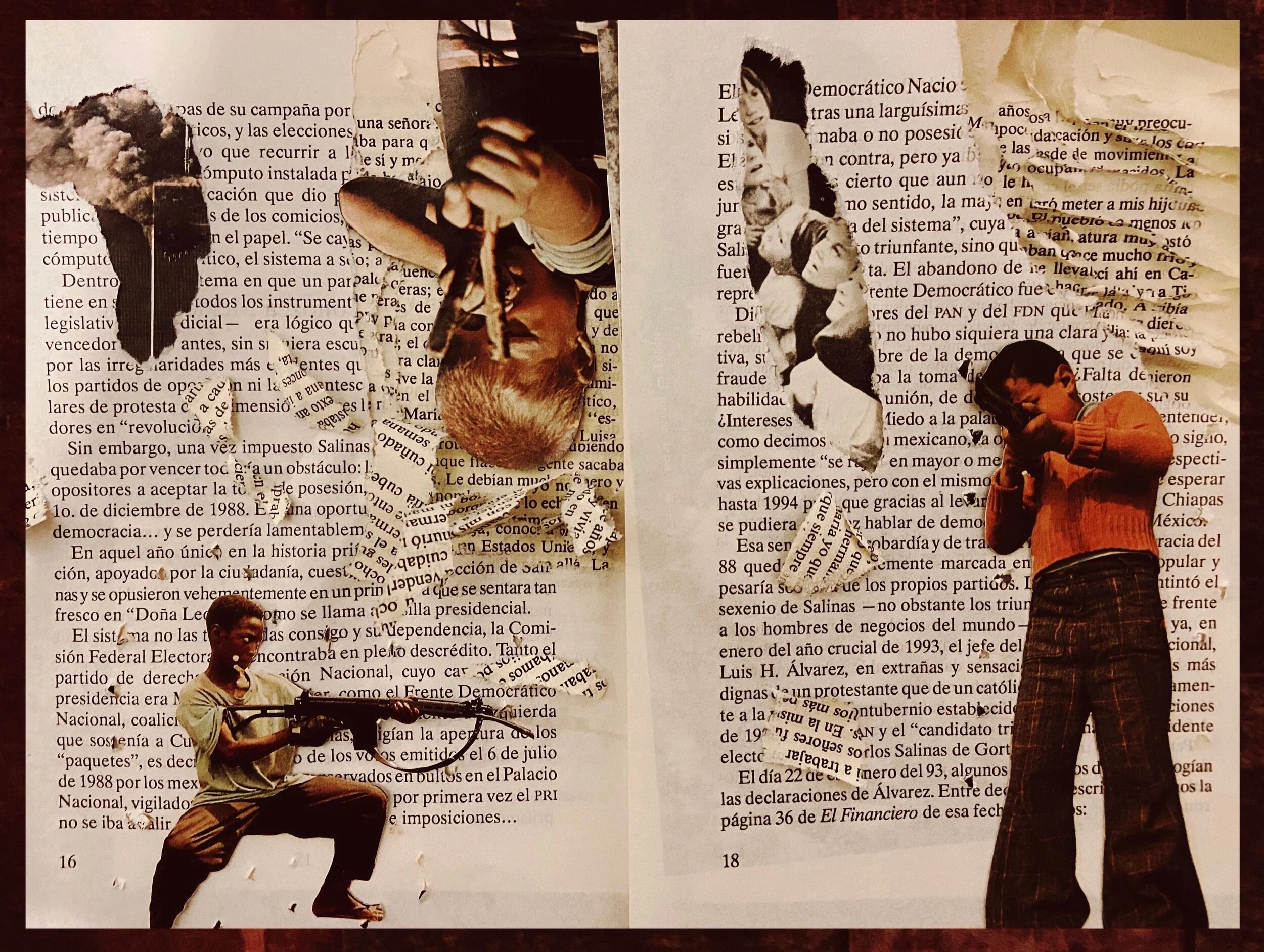 Constitución, 2020 / Mariana Mendivil / Collage análogo / 21 x 28 cm / Ed. 1