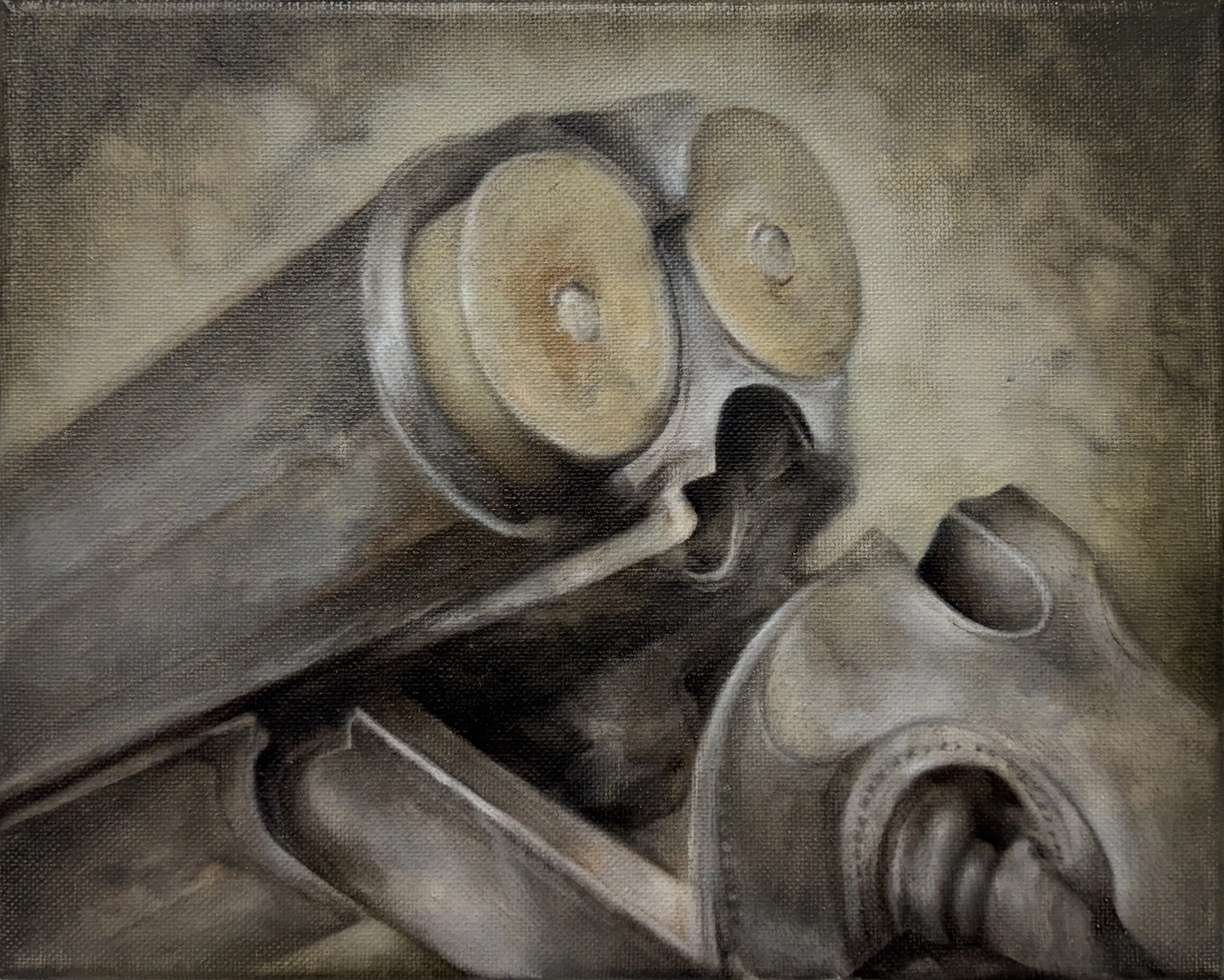 𝐶𝑜𝑛𝑑𝑒𝑚𝑛𝑒𝑑 𝑇𝑜 𝐵𝑒
2025
Oil on canvas
10 x 8 inches