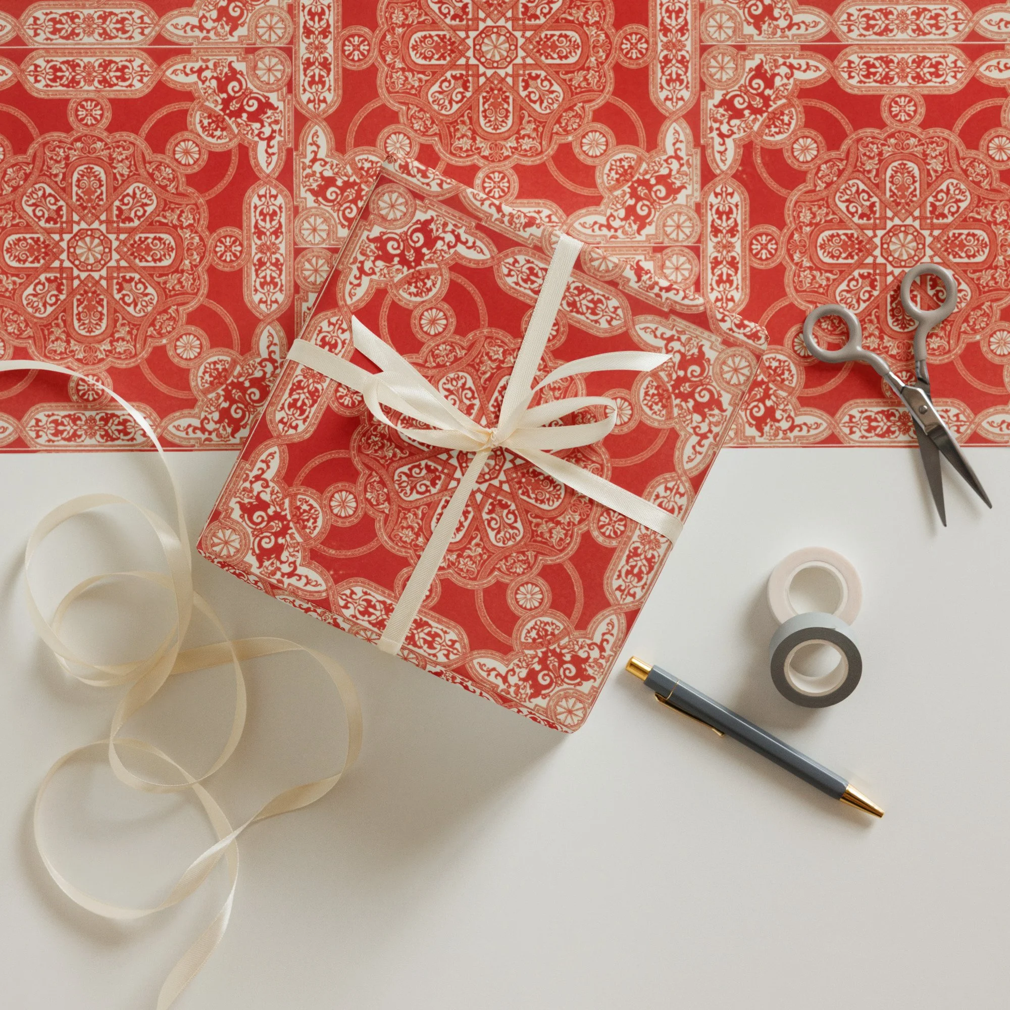 Holiday wrapping paper sheets