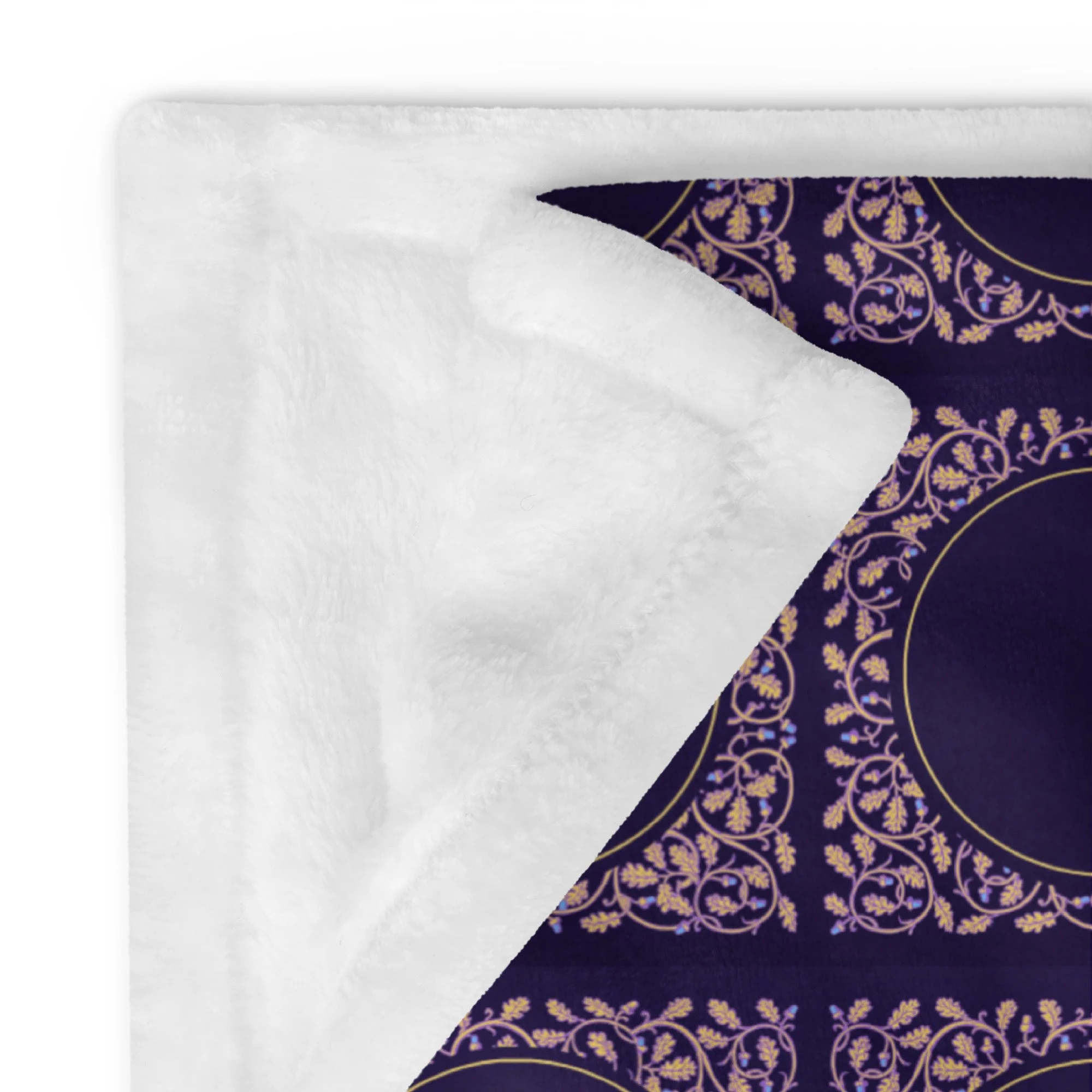 Royal Purple Throw Blanket
