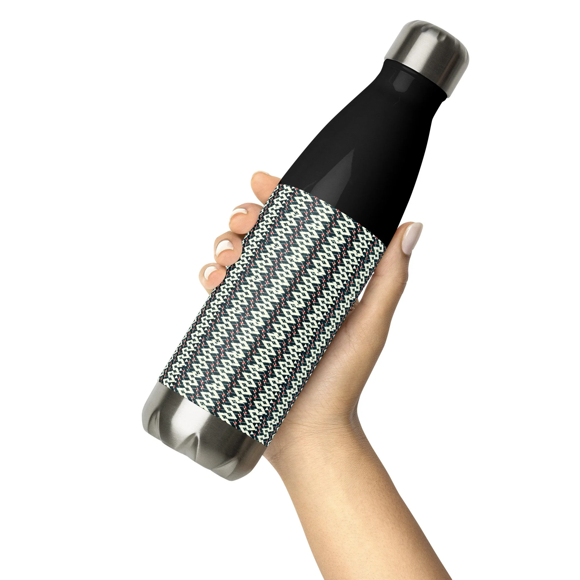 Arabic designed stainless steel water bottle