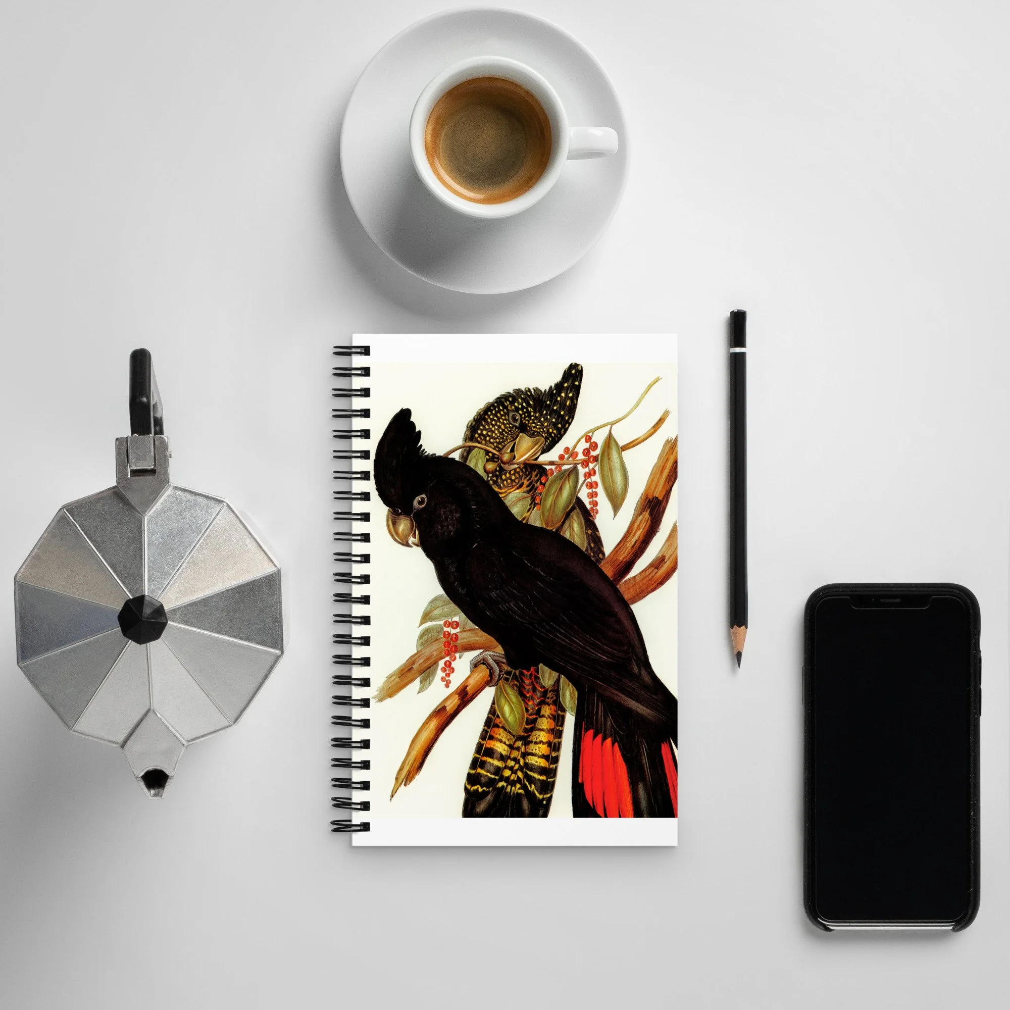 Tropical Birds Spiral notebook