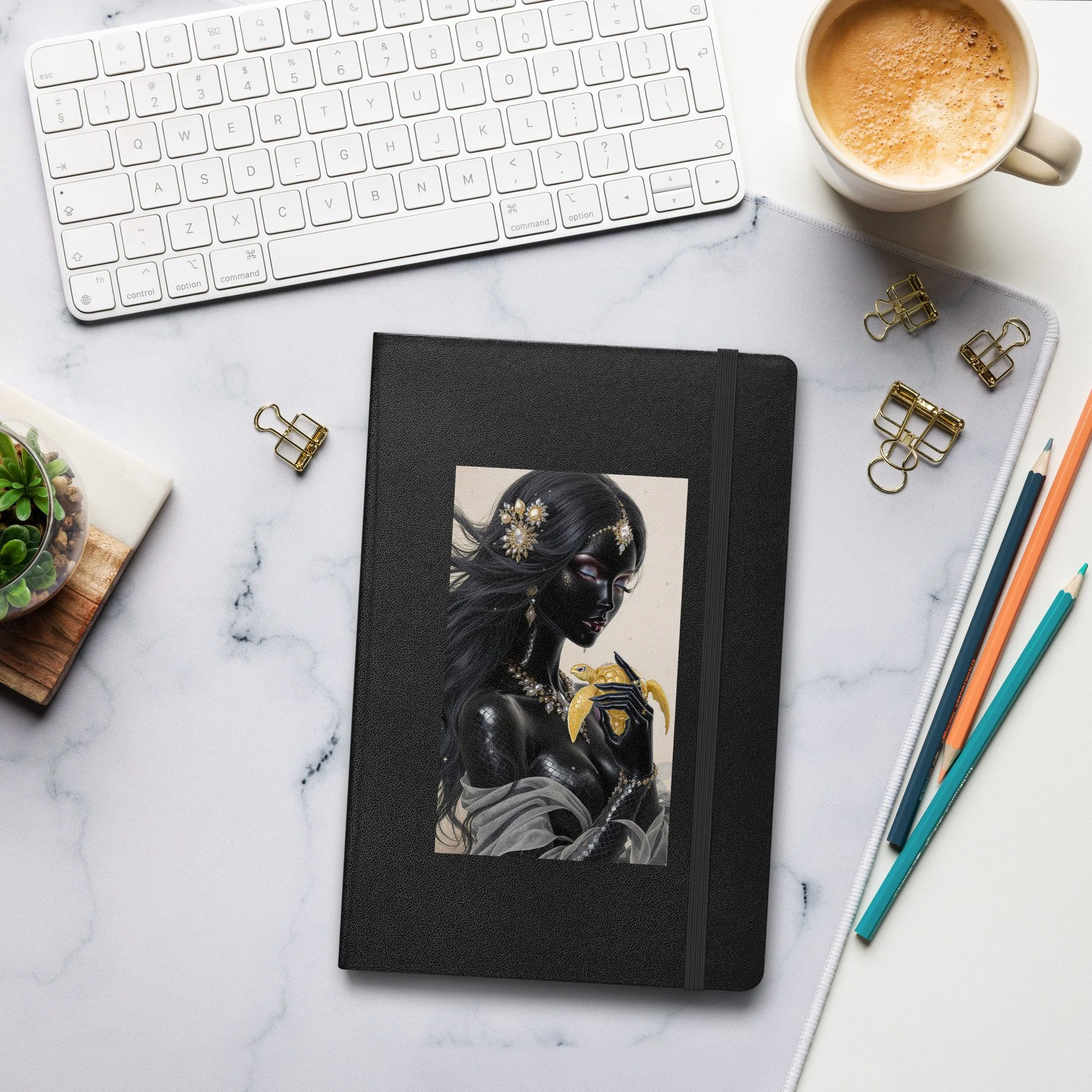 Oya hardcover bound notebook