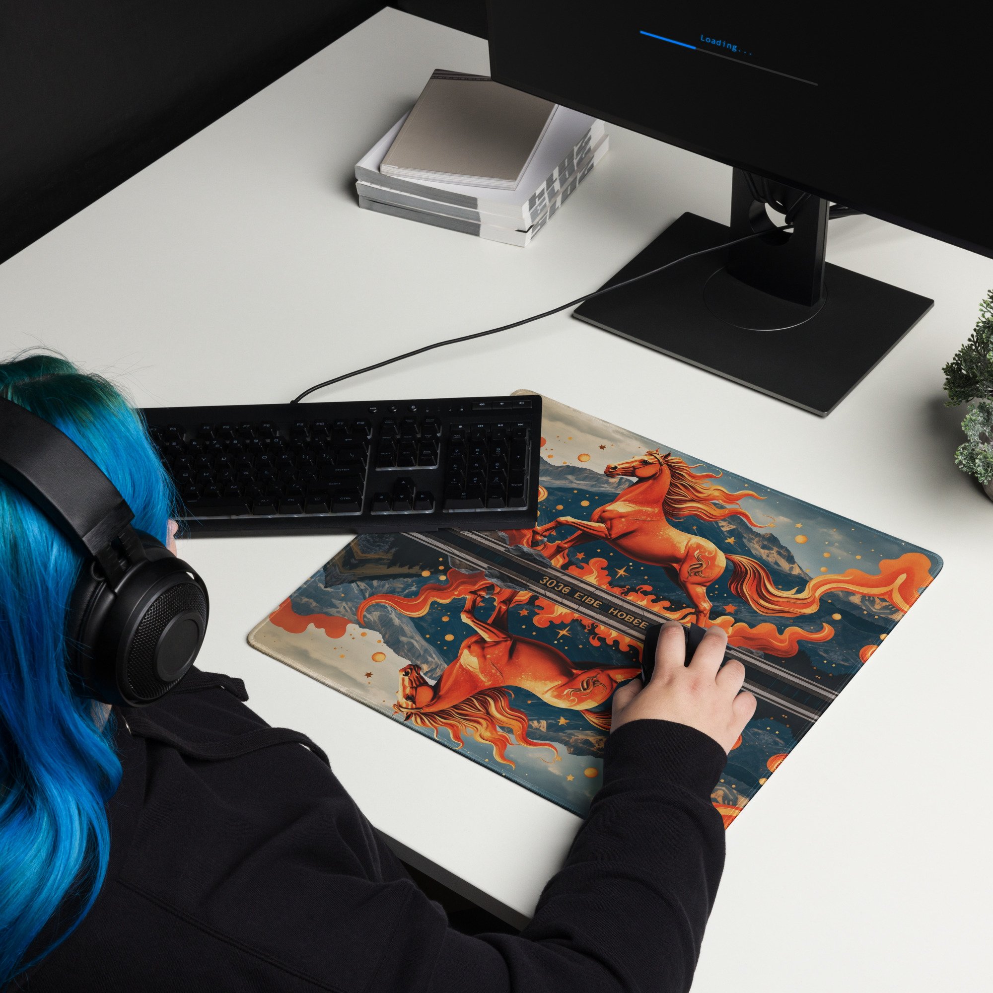 2026 Fire Horse gaming mouse pad