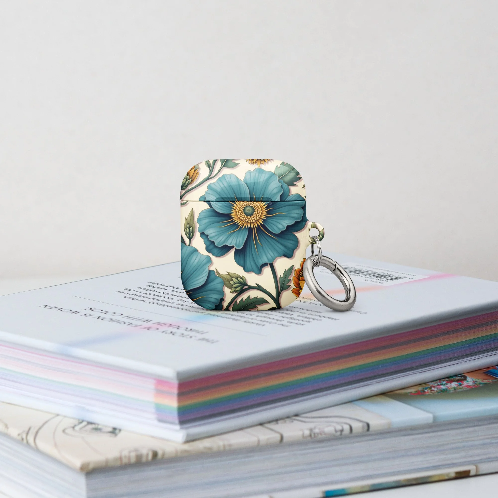 Floral Teal Bouquet Case for AirPods®