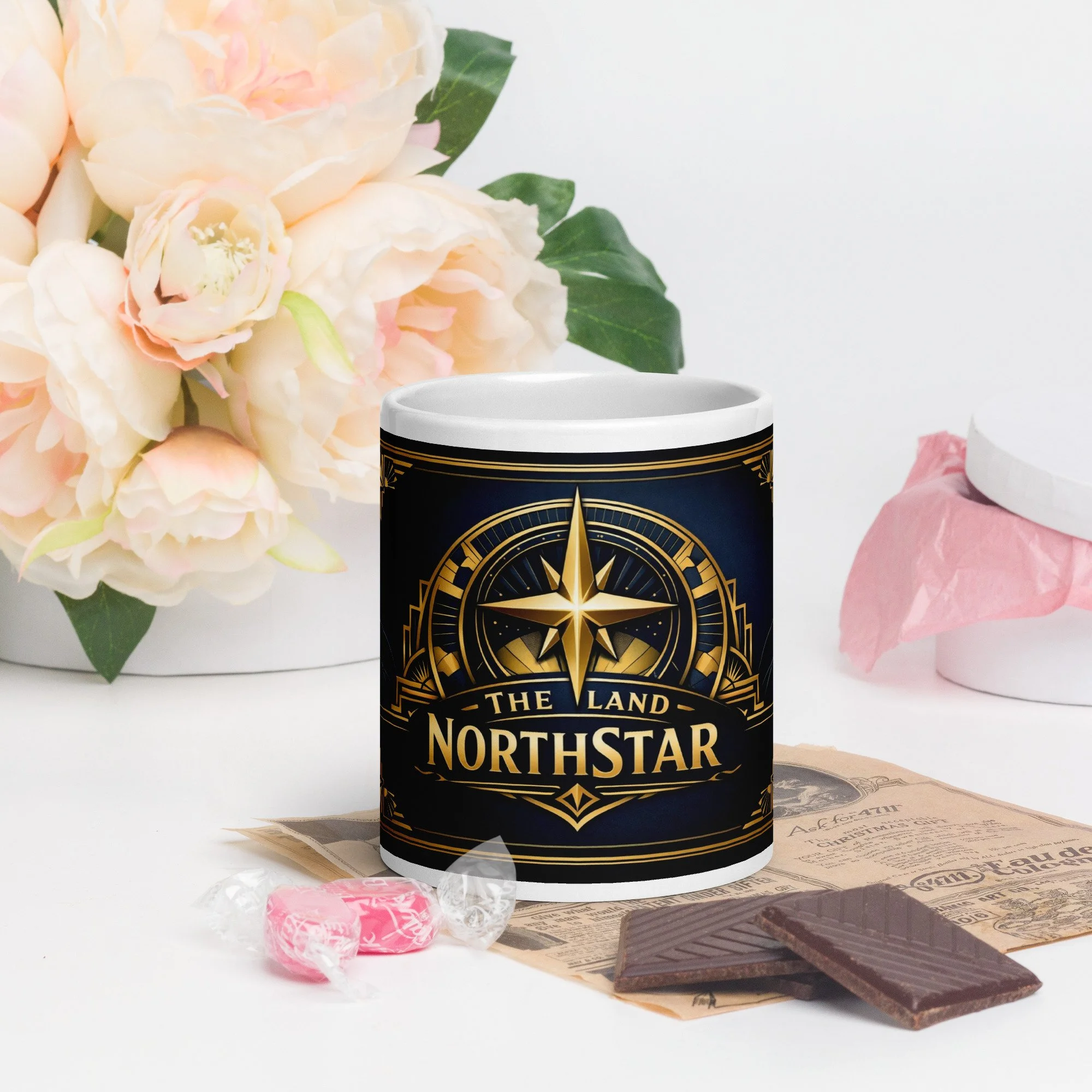 NorthStar white glossy mug