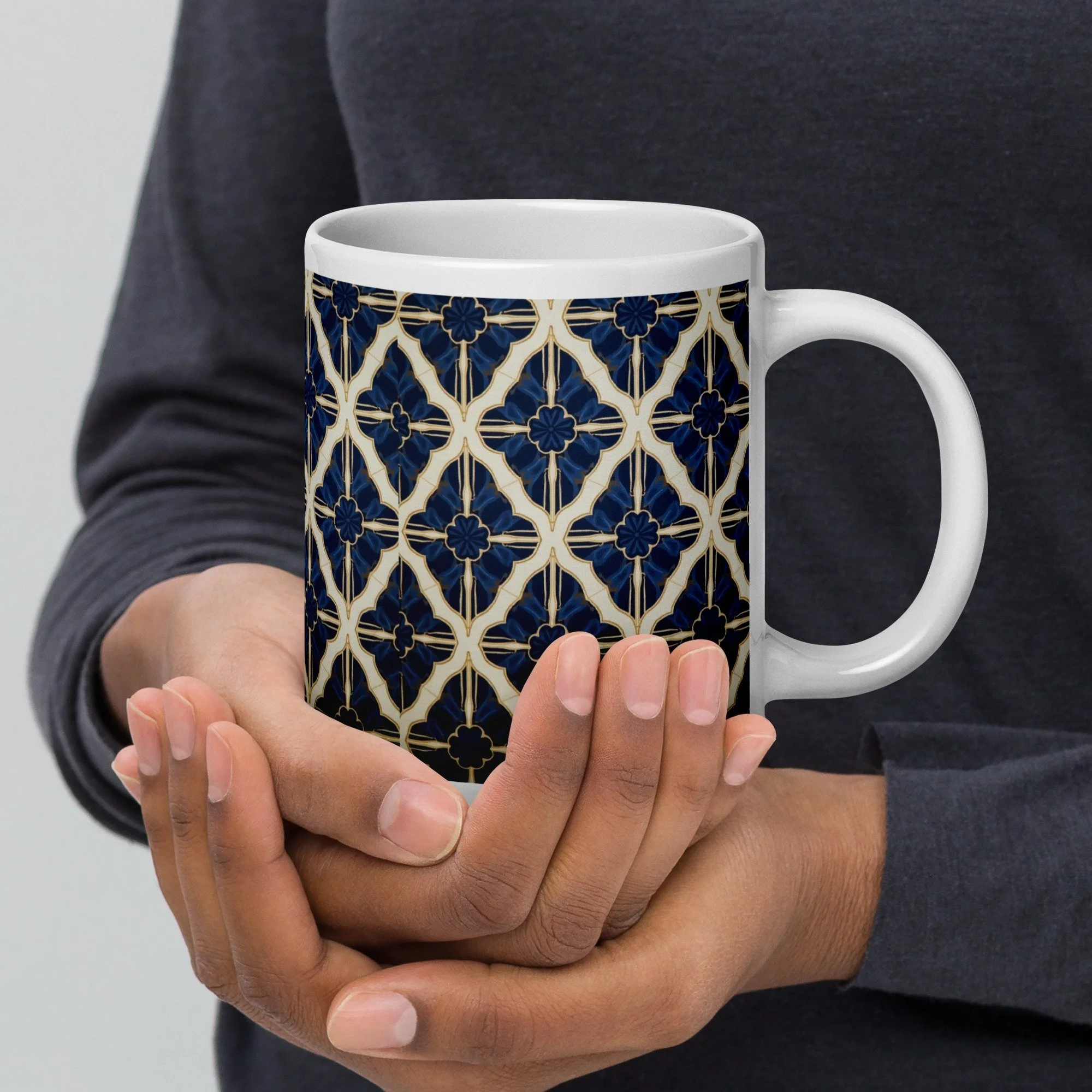 NorthStar Quilt Pattern mug