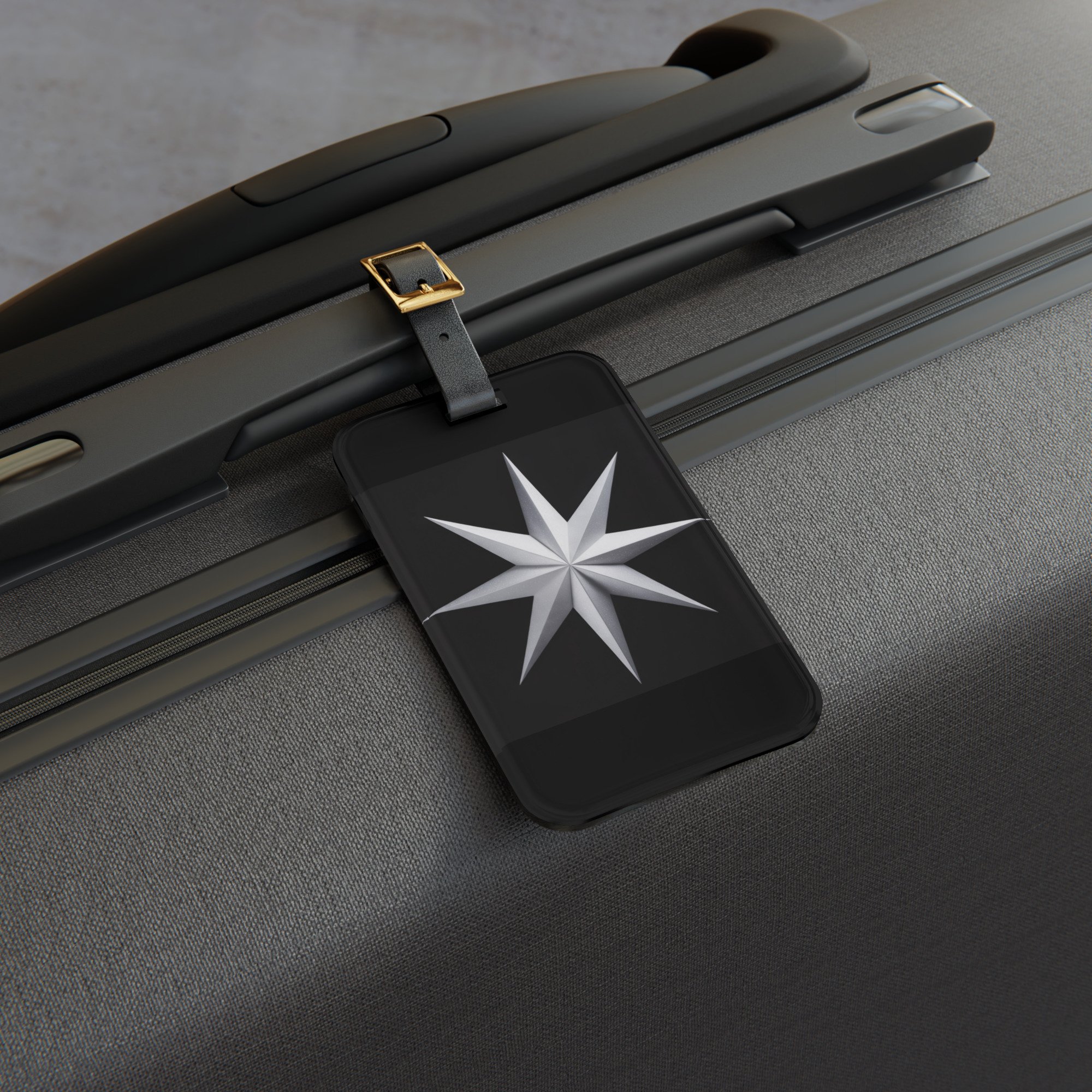 North Star luggage tag