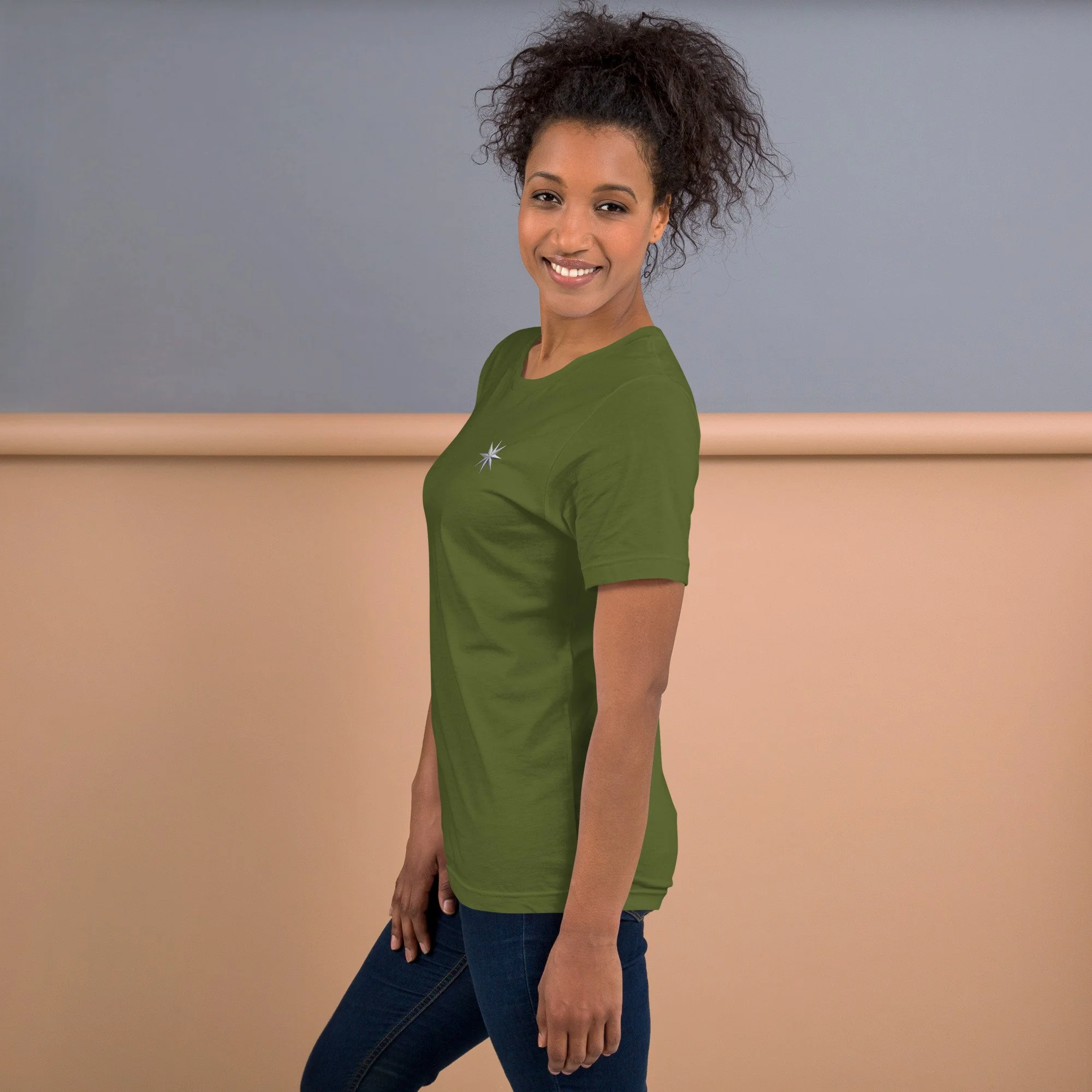 unisex-staple-t-shirt-olive-left-6a2e01af7f8eb.jpg