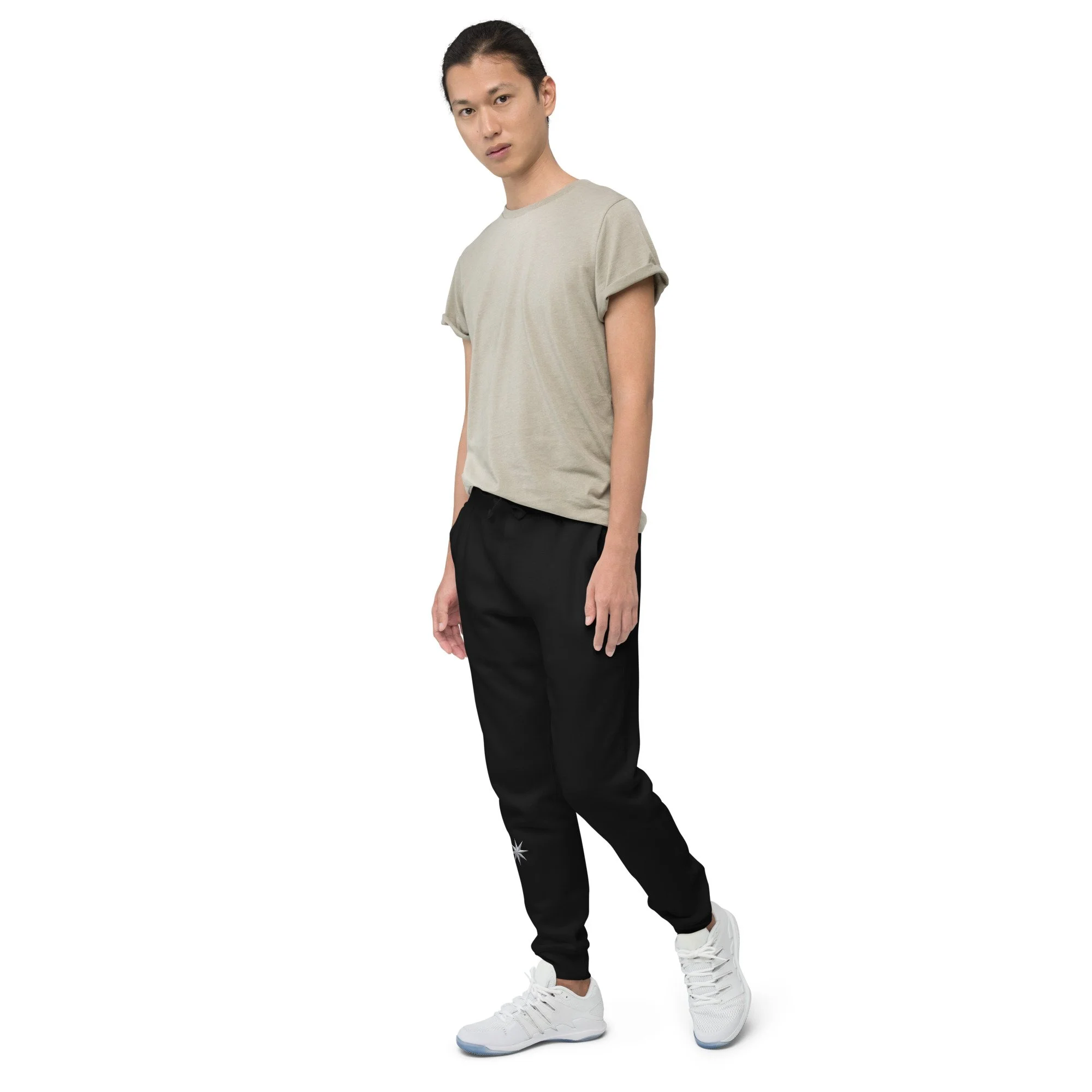 unisex-fleece-sweatpants-black-left-front-6a2e0b127192b.jpg