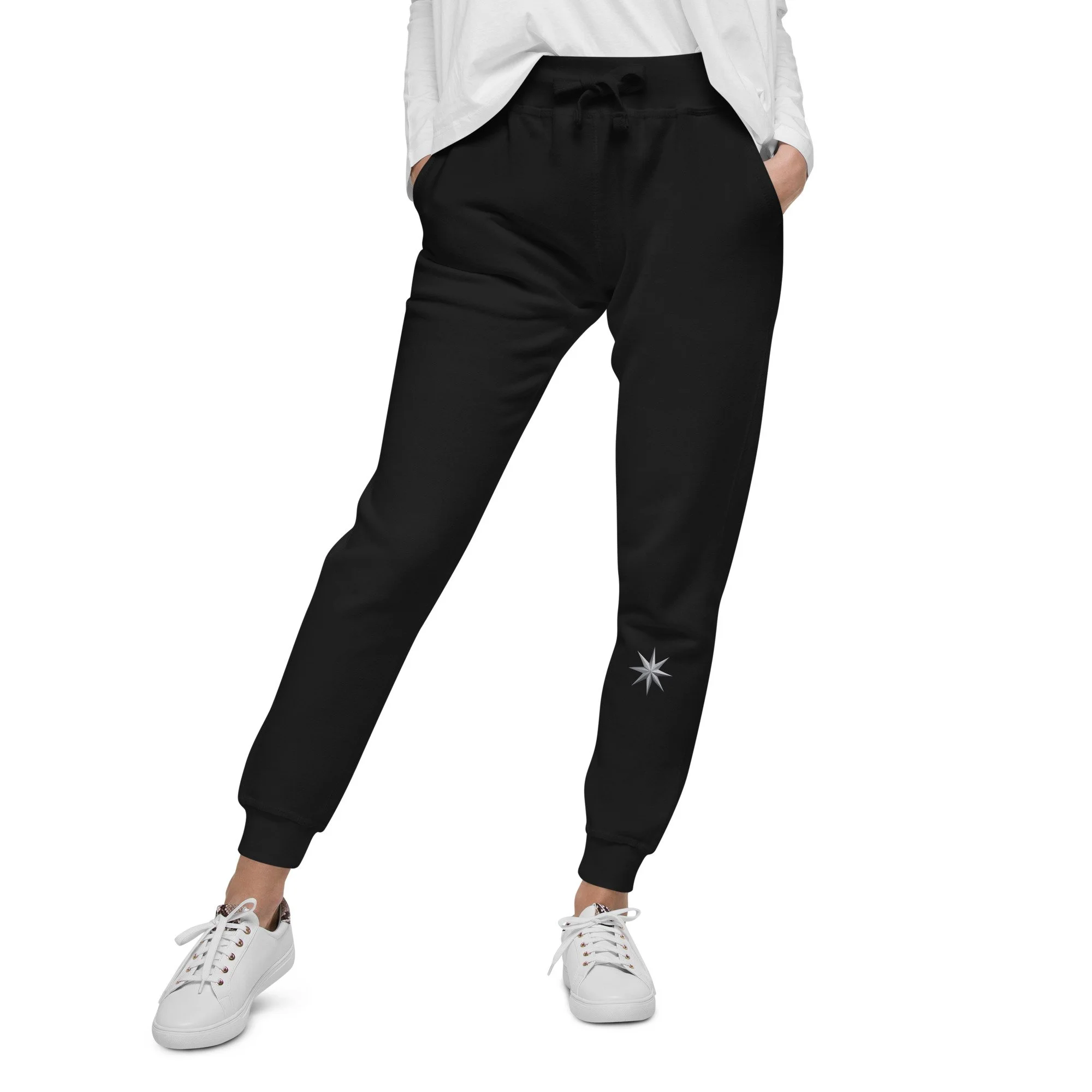 unisex-fleece-sweatpants-black-front-6a2f767175333.jpg