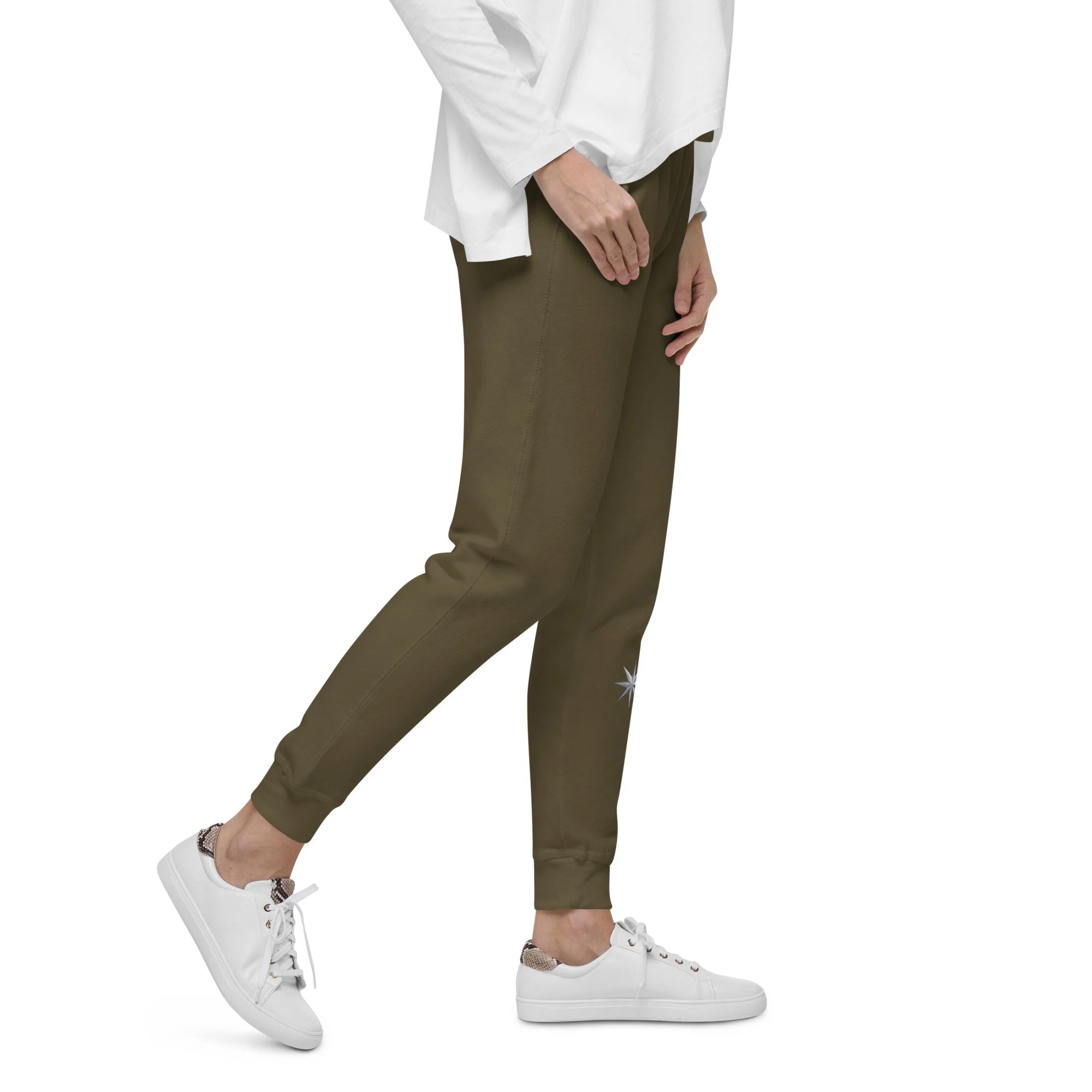 unisex-fleece-sweatpants-military-green-right-6a2f76717a8d7.jpg