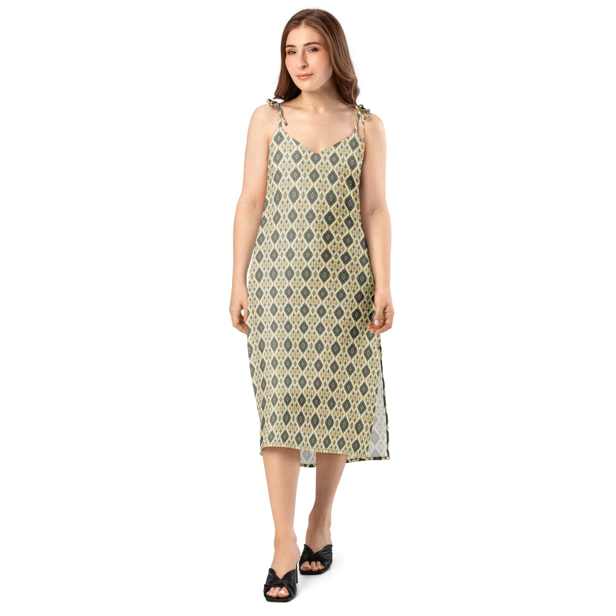 NorthStar tie-strap midi dress