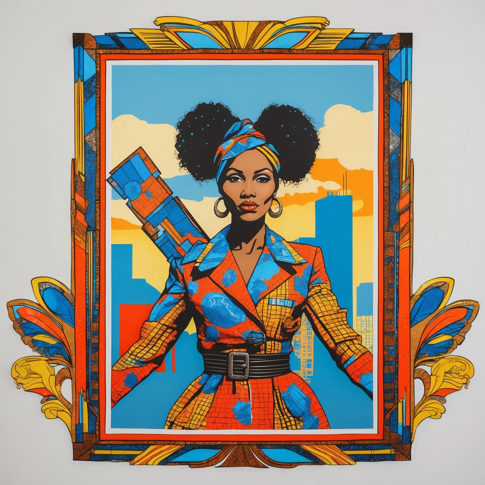 Three friends sitting at an outdoor cafe table, with two men and a woman. The woman is smiling and wearing sunglasses, looking at a laptop. One man is drinking from a cup, and the other man is working on the laptop. There are cups, a book, and electronic devices on the table.