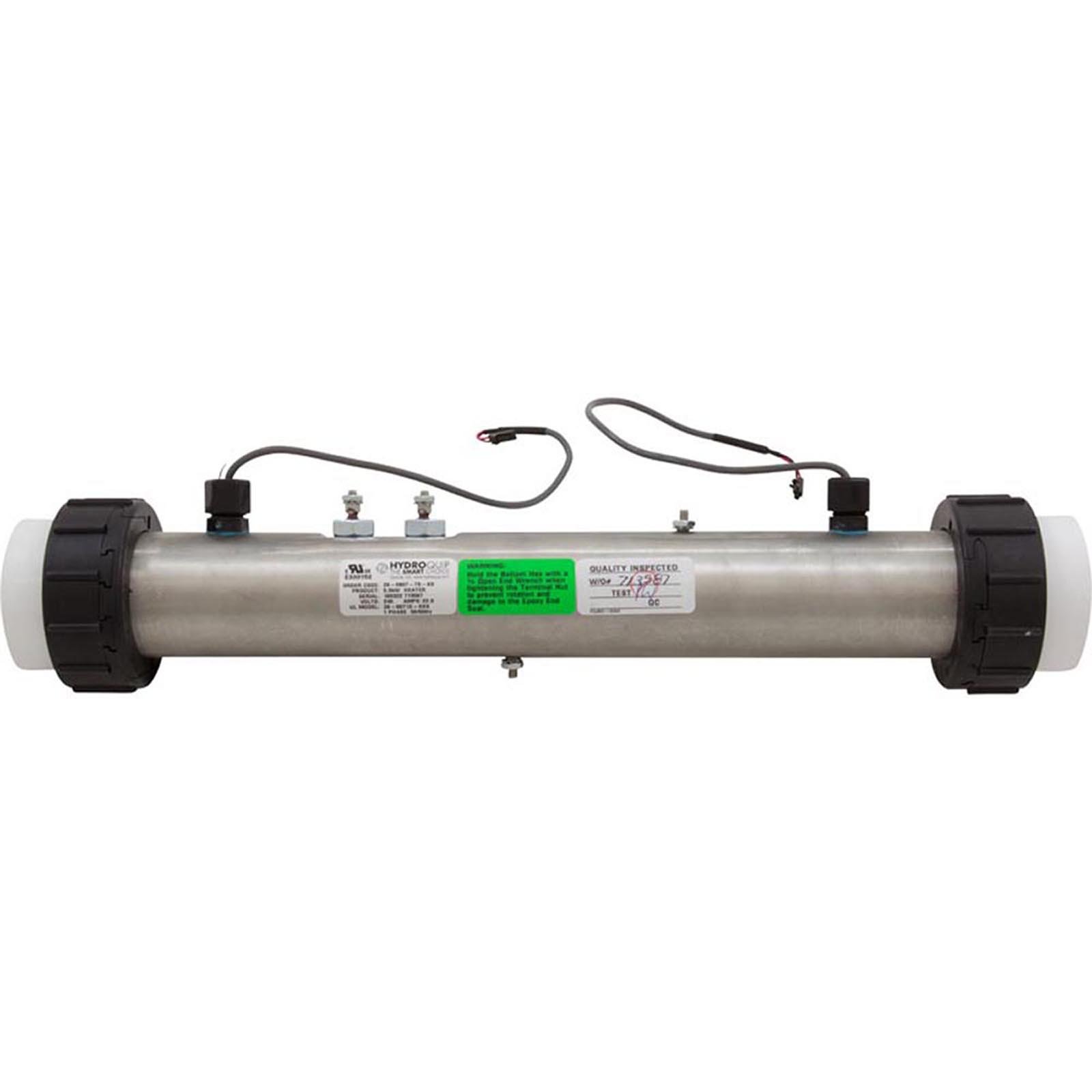 Balboa M7™Heater, FloThru 15" x 2", 230v, 5.5kW, w/Sen, Studs