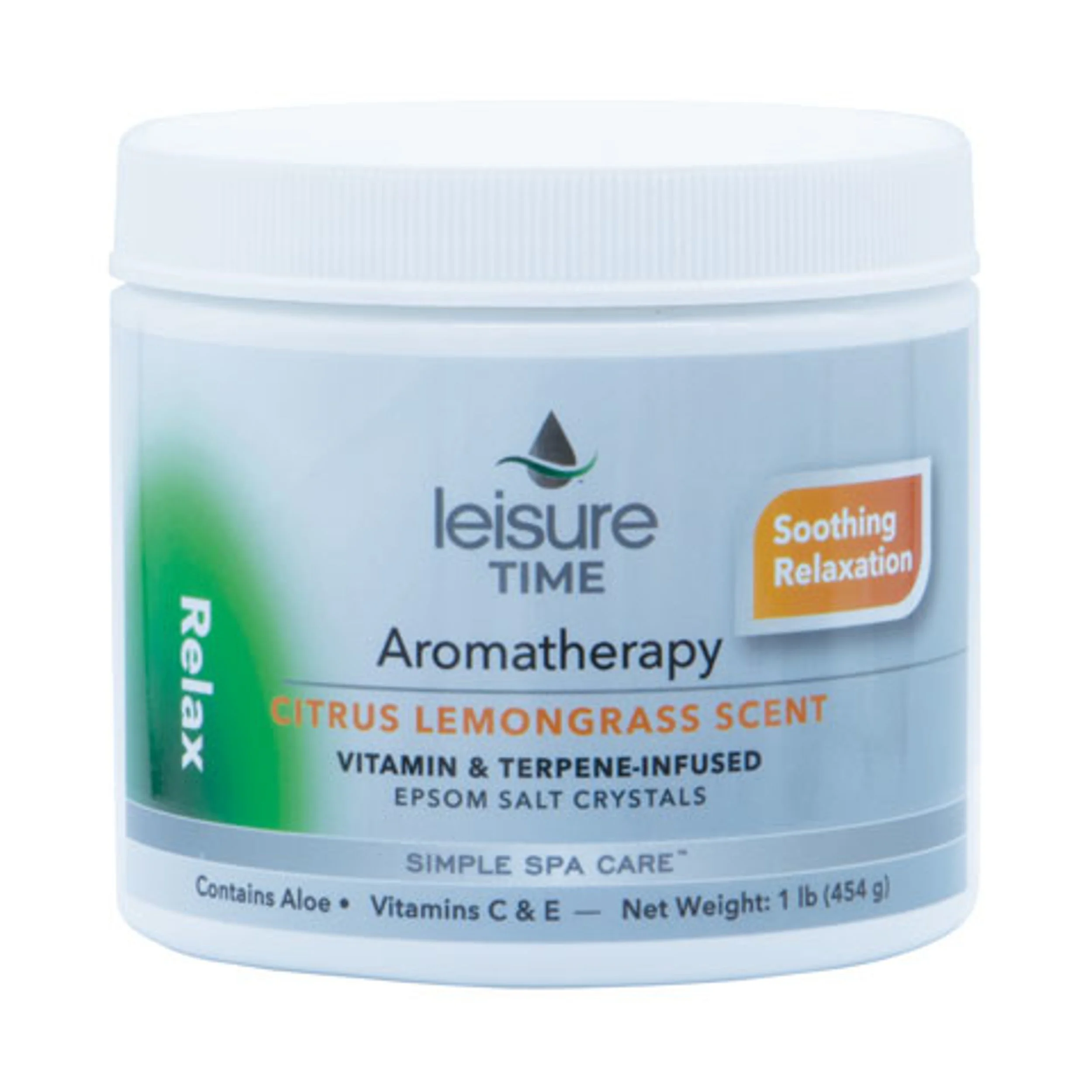 Leisure Time RELAX Citrus Lemongrass Scent Epson Salt Crystals