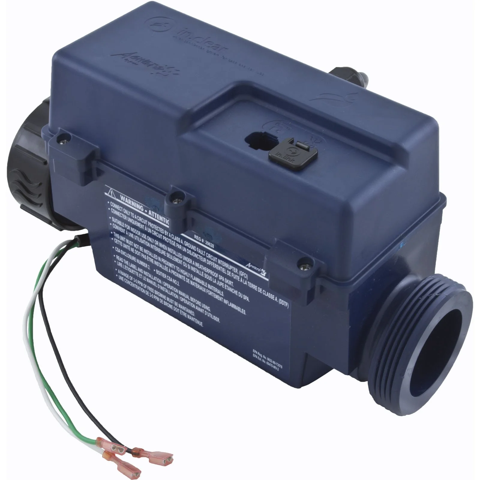 Bromine Generator, Gecko in.Clear, 230v, Bromicharge required