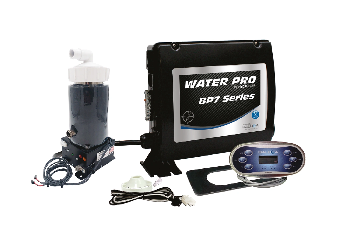 Balboa Water Pro BP7 Retro-Fit Spa Control 4.0kW Low-Flow Heater TP600 Panel 50-BP7-600-40-C