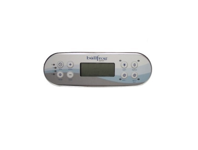 65-1860 Bullfrog Premier 8 Button 2003 - 2012 Balboa ML700 with overlay