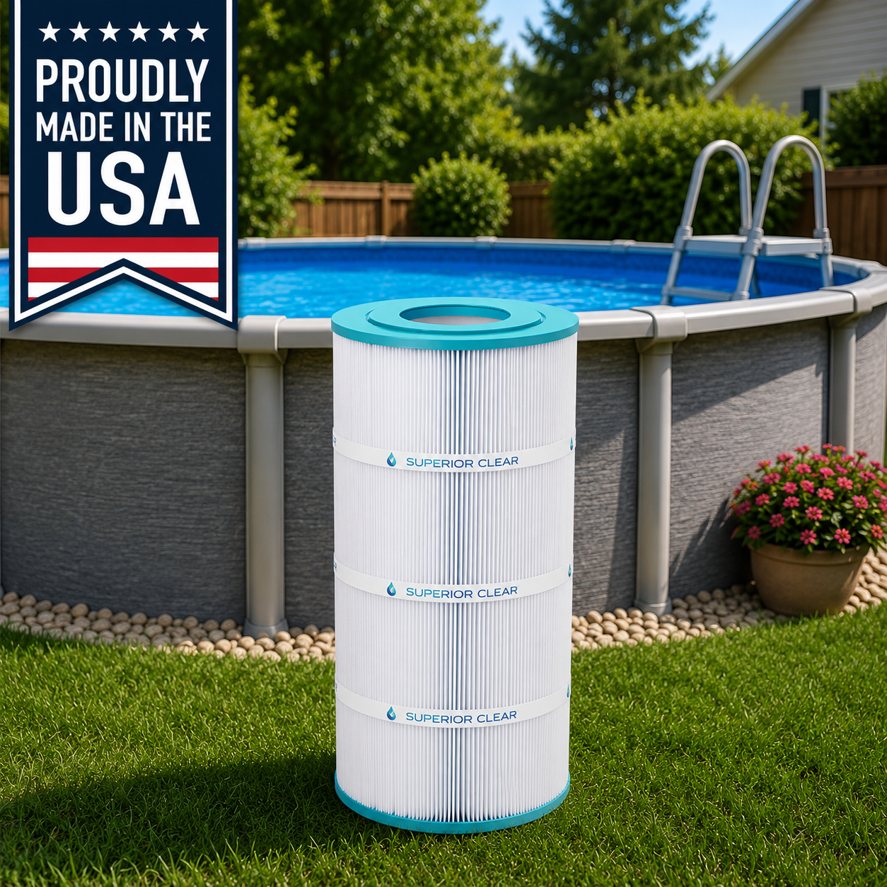 Pool Filter Hayward CC100 / C900 Pleatco PA90, Unicel C-8409, Filbur FC-1292