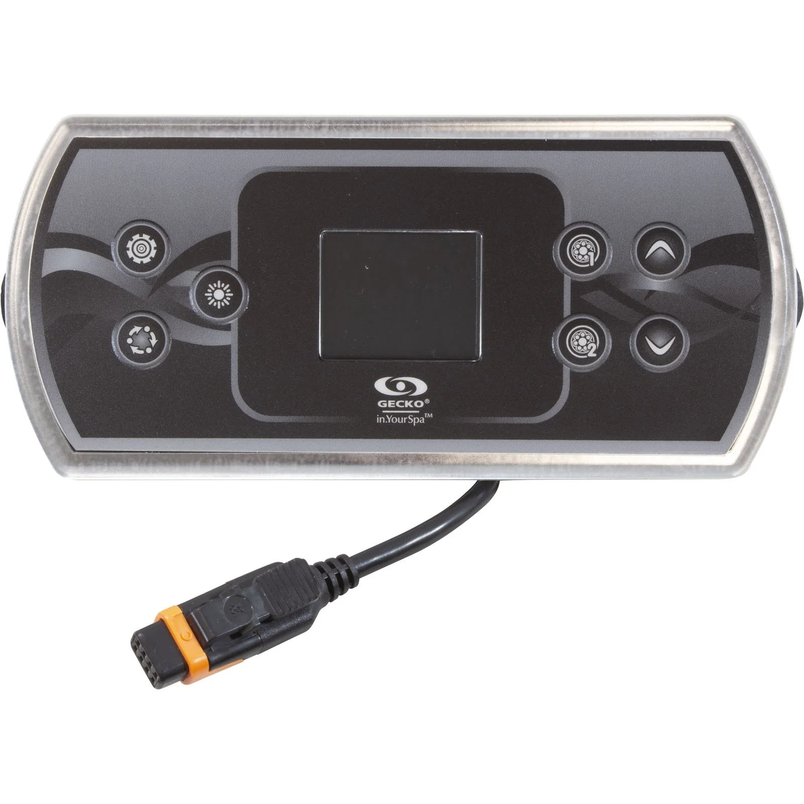 Gecko in.k500 / IN.K506 Topside, 7 Buttons, Clear, with Overlay ...