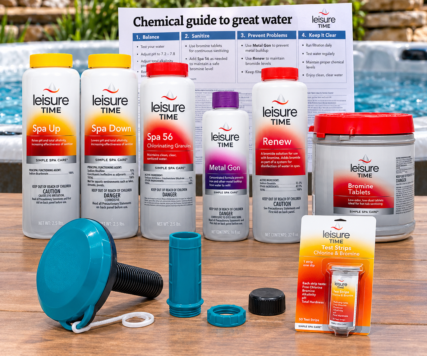 Leisure Time spa chemical complete 100+ day user kit