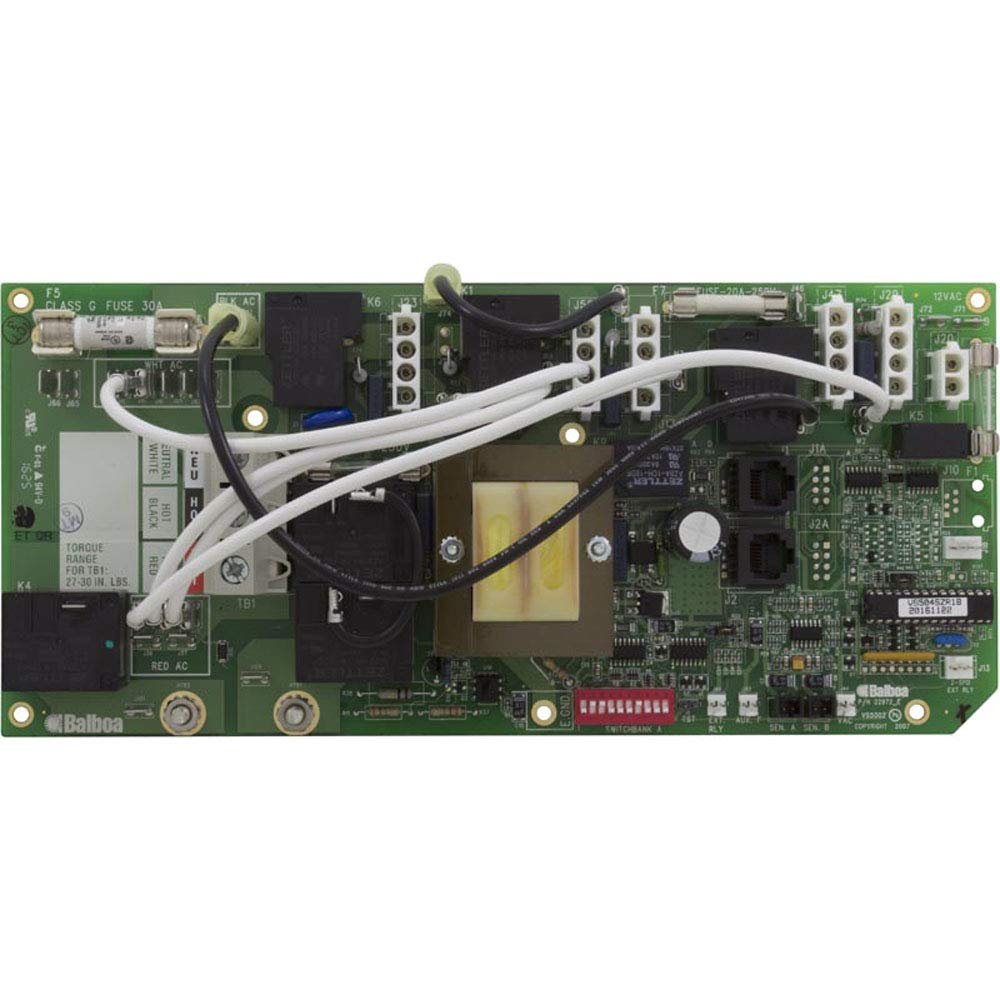 Balboa PC Board VS504SZ / 54638-01 includes heater quick connect