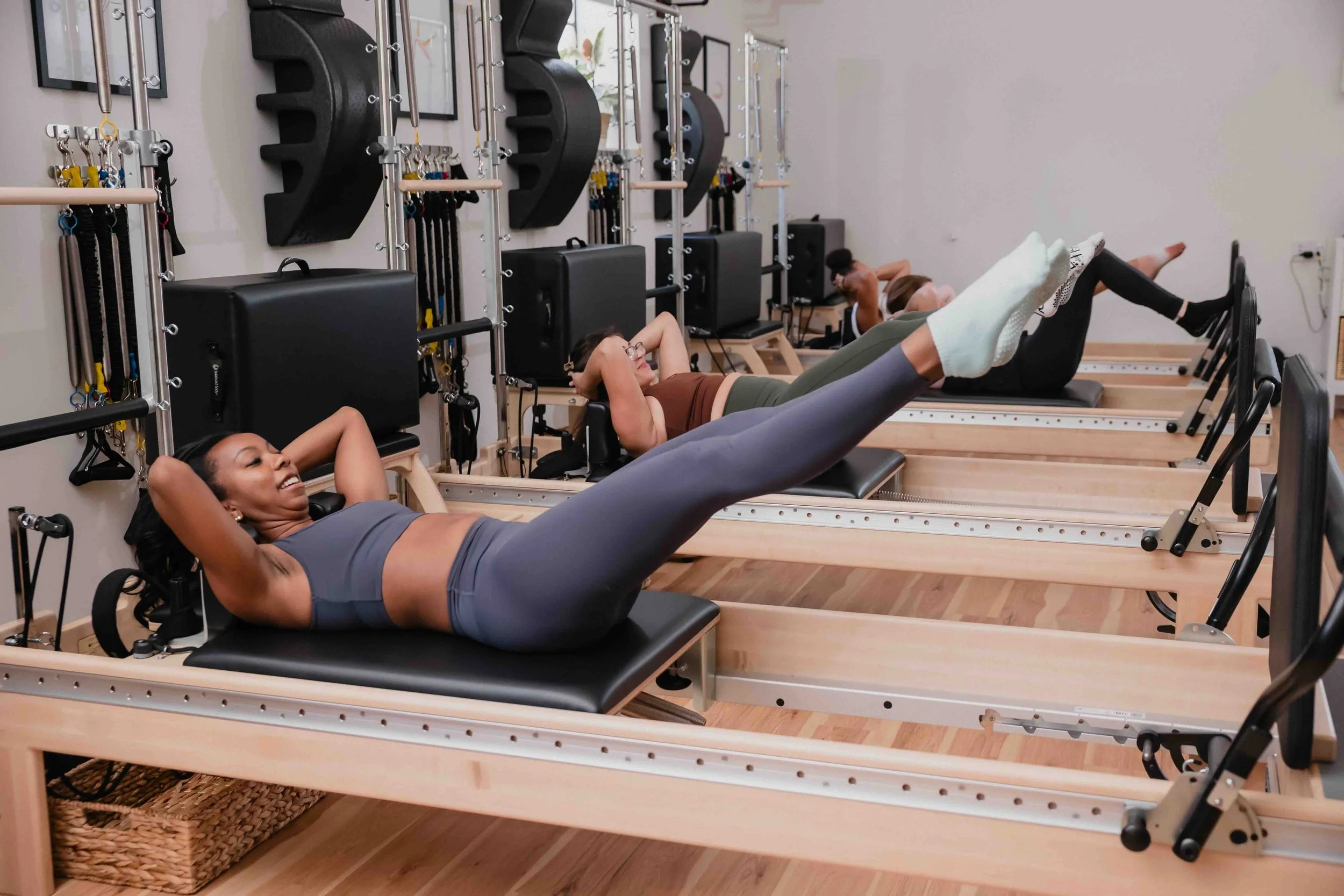 Pilates jumpboard class