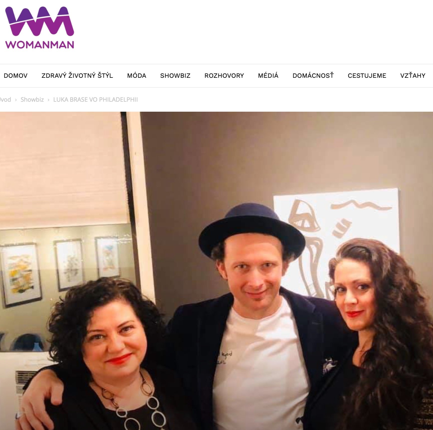 WomanMan Magazine - LUKA BRASE VO PHILADELPHII