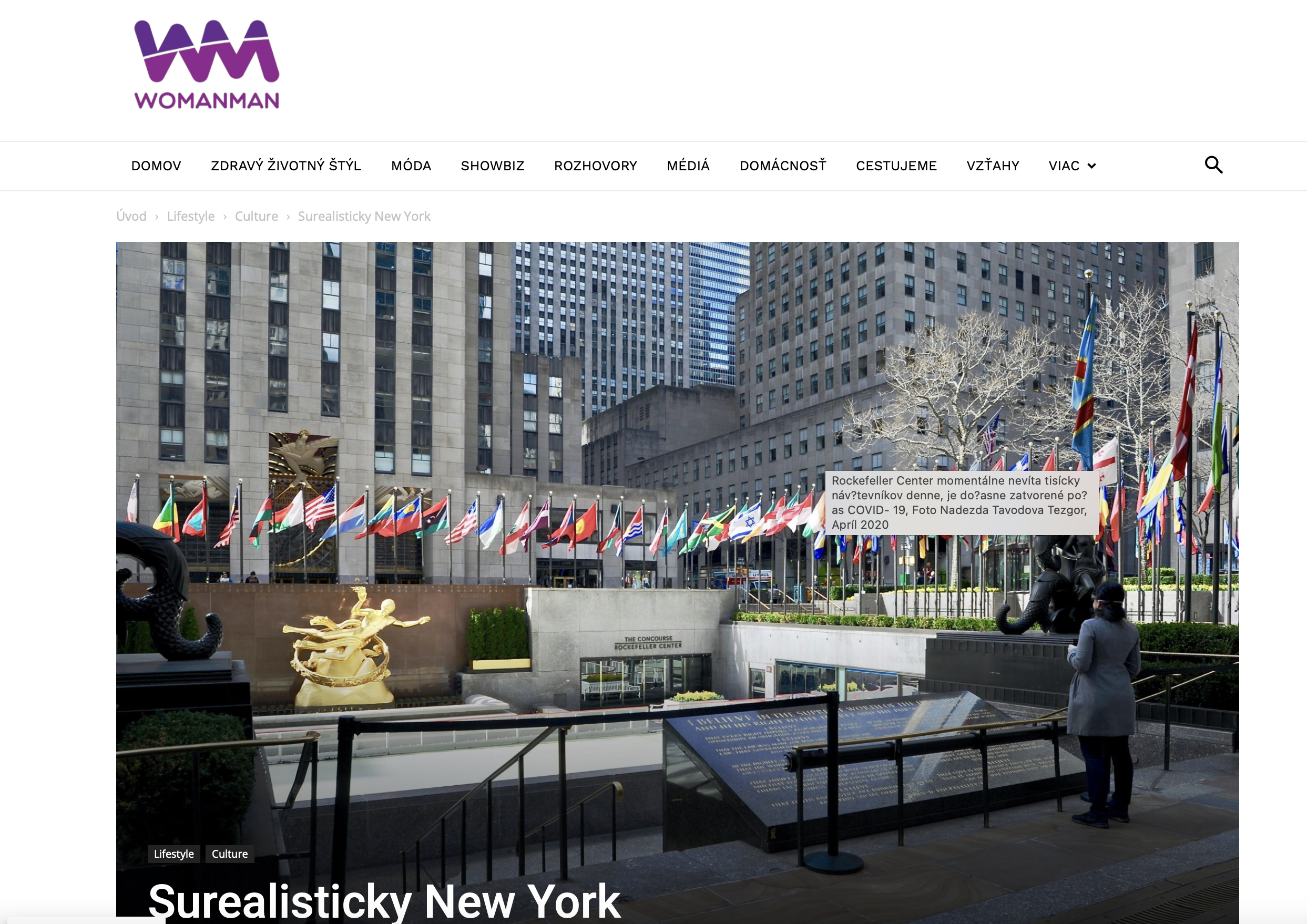 WomanMan Magazine - Surealisticky New York