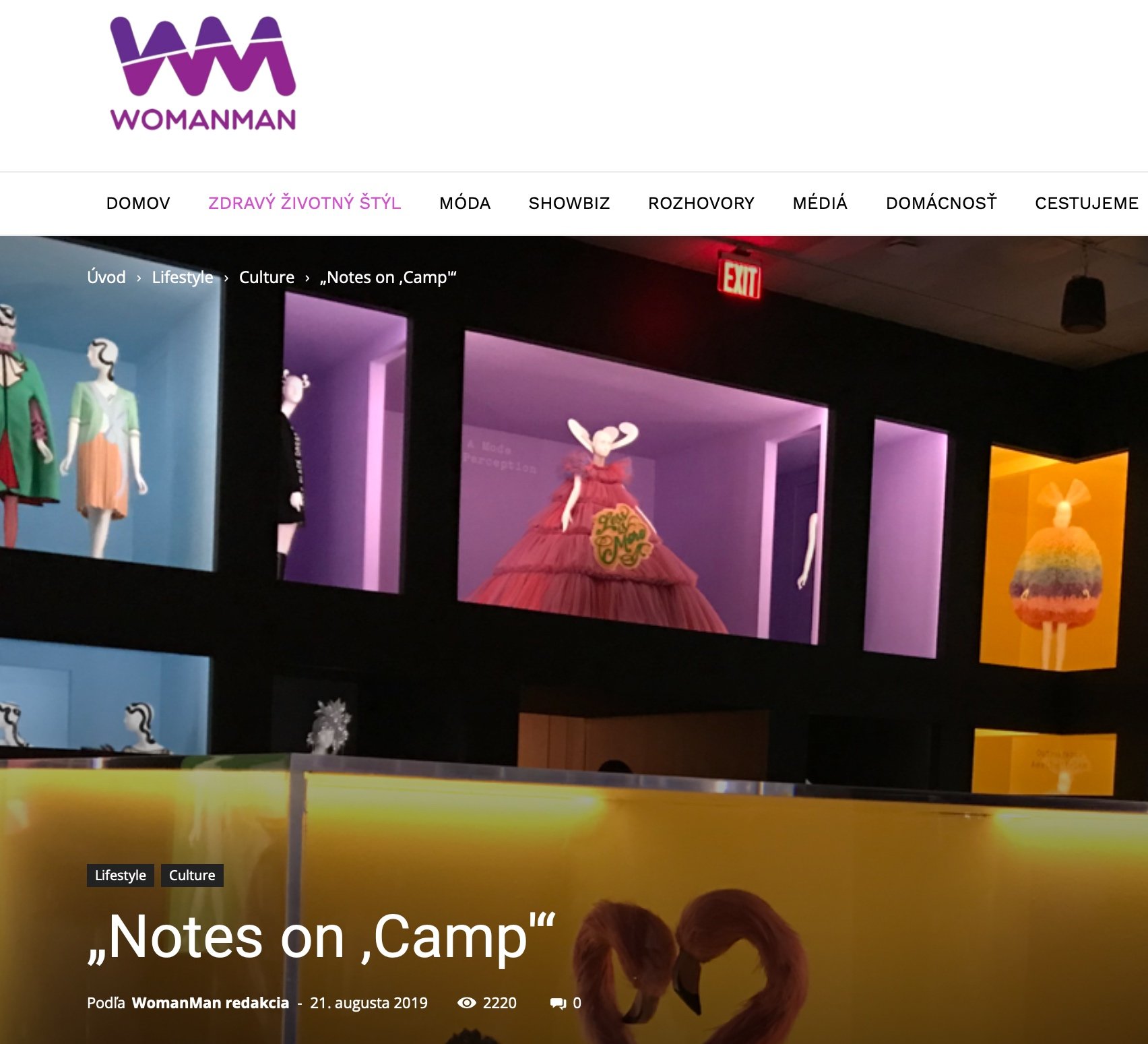 WomanMan Magazine - Notes on Camp