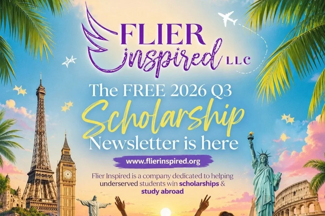 🎓 Flier Inspired 2026 Q3 Scholarship Newsletter