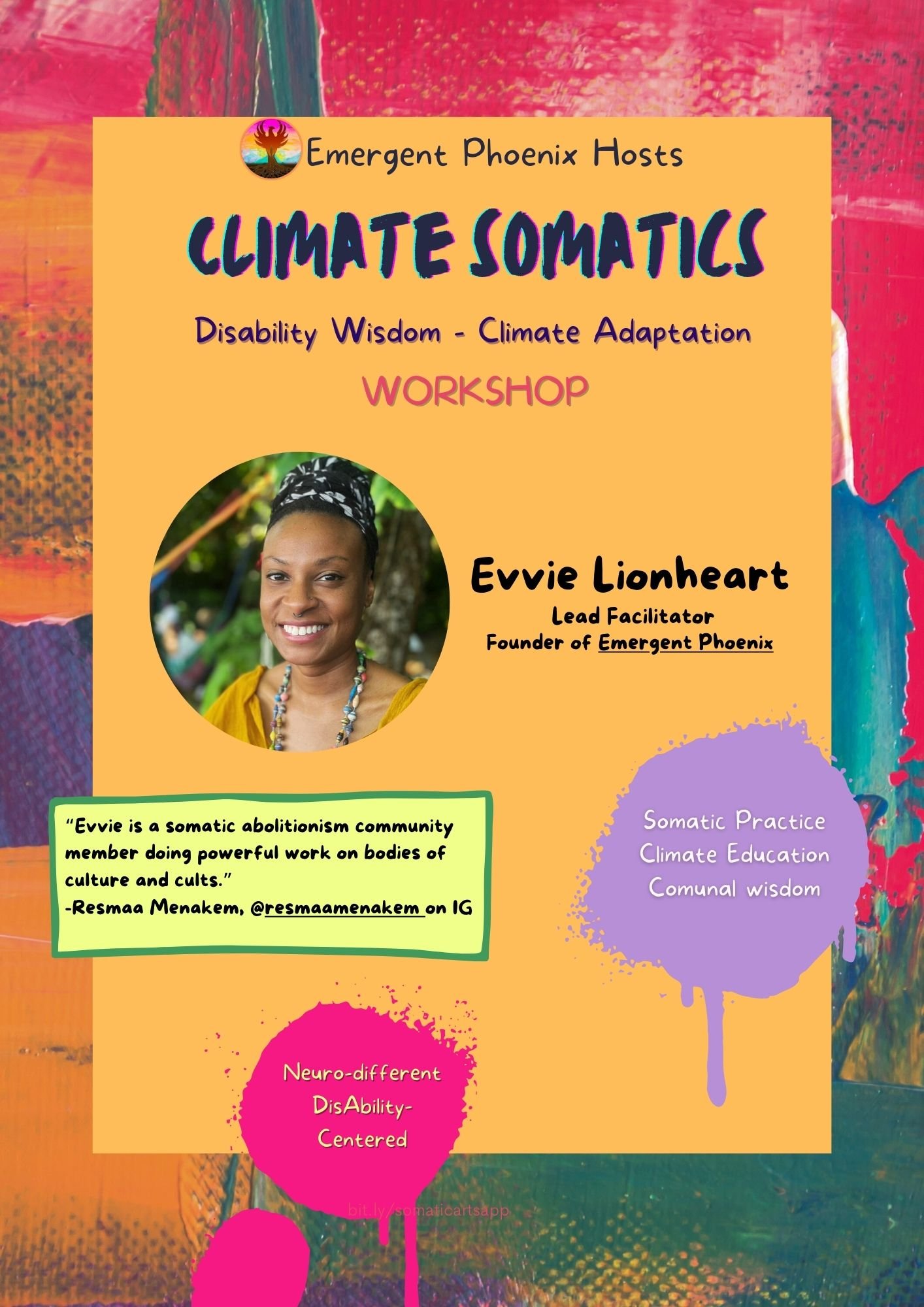 Climate Somatics workshop for activists and organizers on the front-lines of climate justice.