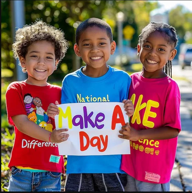 Today is National Make a Difference Day, and it's a great time to ask yourself, "How can I make a difference in my community?" From keeping your local park free of litter to supporting your local library and school, you can make a change.