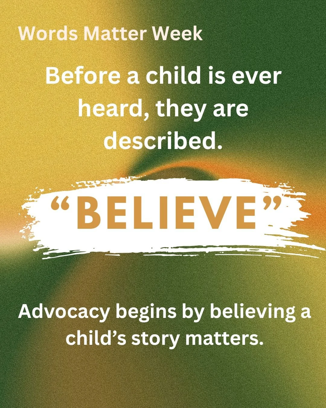 When a child feels believed, trust begins.

CASA advocates create space where children feel safe sharing their experiences &mdash; knowing someone is listening without judgment.

Belief transforms advocacy from observation into connection.

And conne
